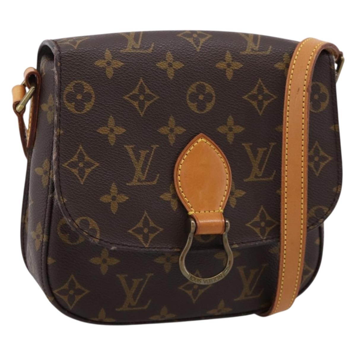 LOUIS VUITTON Monogram Saint Cloud MM Shoulder Bag M51243 LV Auth BA16040A