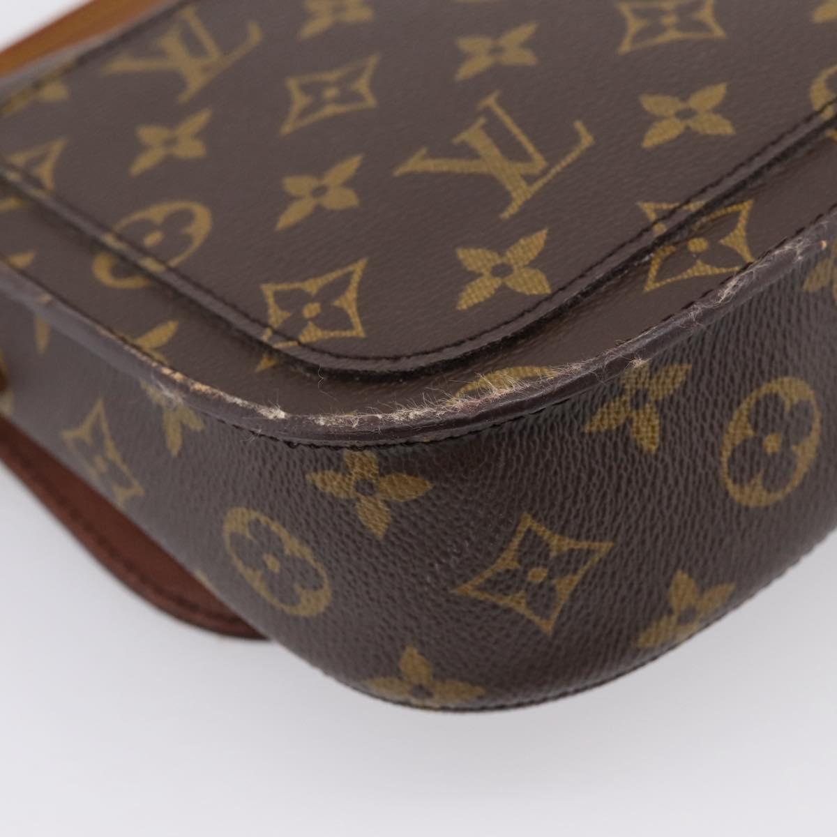 LOUIS VUITTON Monogram Saint Cloud MM Shoulder Bag M51243 LV Auth BA16040A