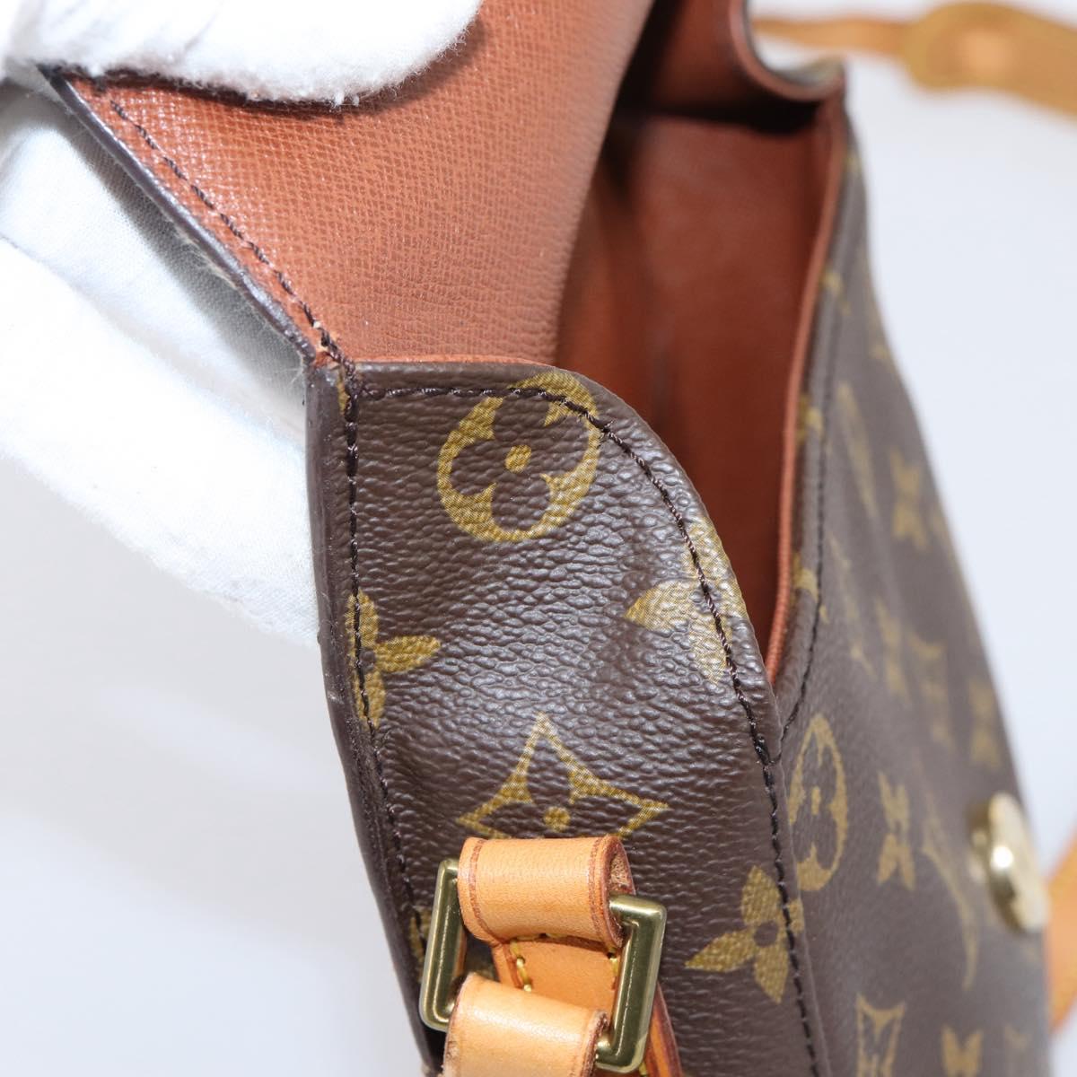 LOUIS VUITTON Monogram Saint Cloud MM Shoulder Bag M51243 LV Auth BA16040A