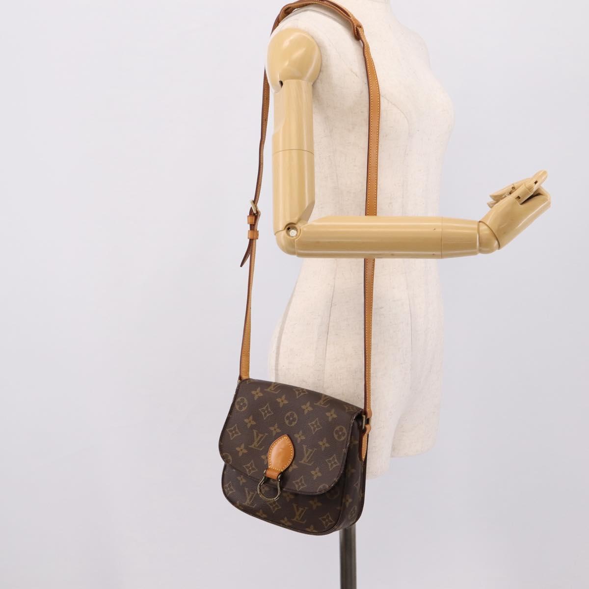 LOUIS VUITTON Monogram Saint Cloud MM Shoulder Bag M51243 LV Auth BA16040A
