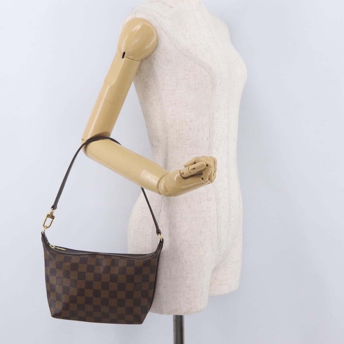 LOUIS VUITTON Damier Ebene Illovo PM Shoulder Bag N51996 LV Auth BA16041A