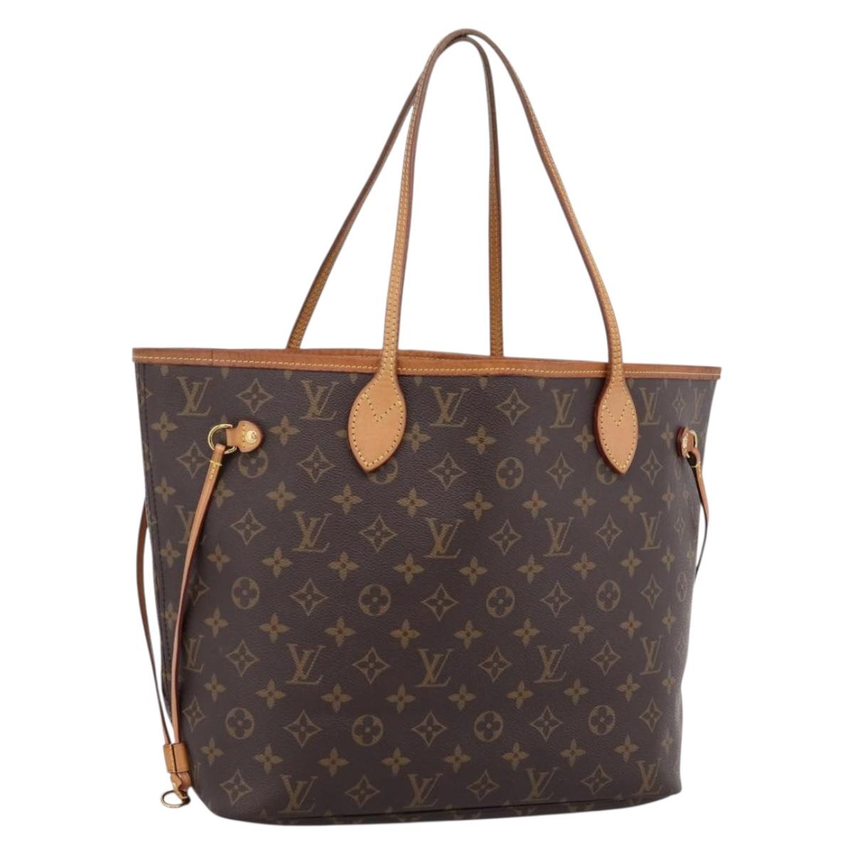 LOUIS VUITTON Monogram Neverfull MM Tote Bag M40156 LV Auth BA16072
