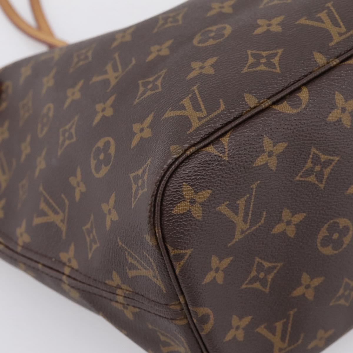LOUIS VUITTON Monogram Neverfull MM Tote Bag M40156 LV Auth BA16072