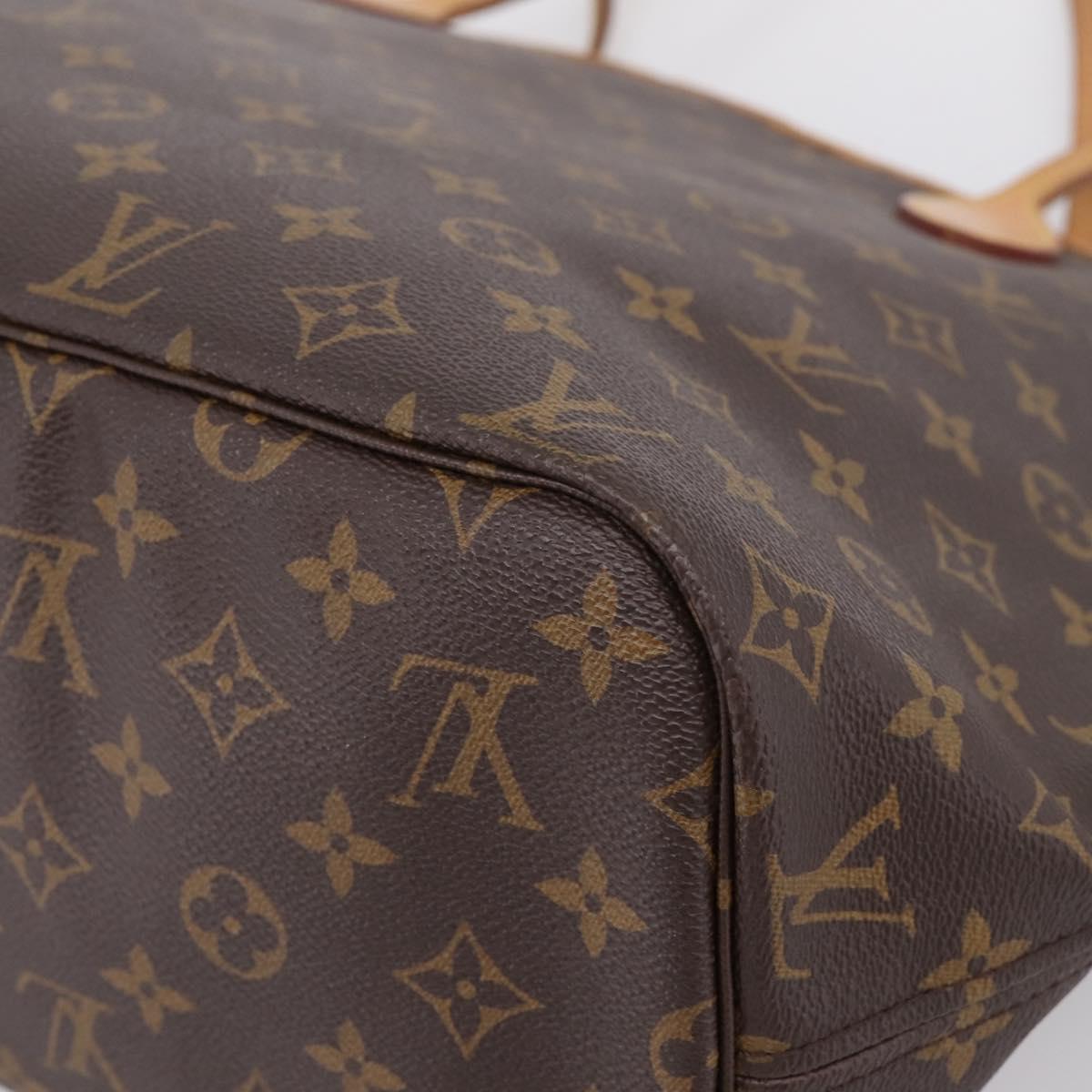 LOUIS VUITTON Monogram Neverfull MM Tote Bag M40156 LV Auth BA16072