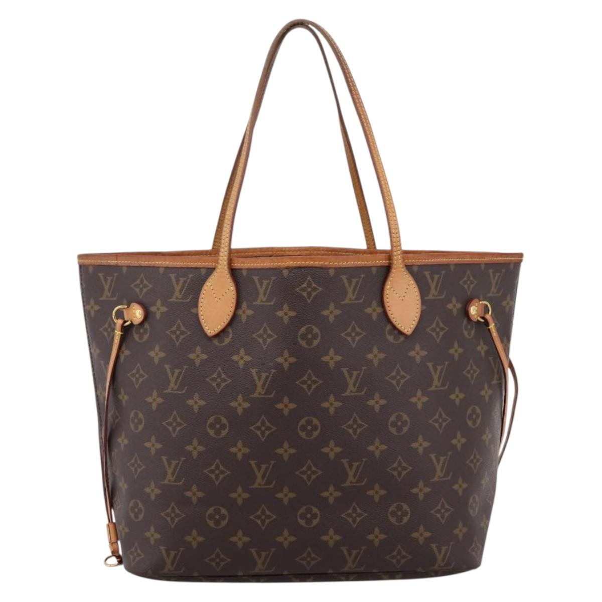 LOUIS VUITTON Monogram Neverfull MM Tote Bag M40156 LV Auth BA16072