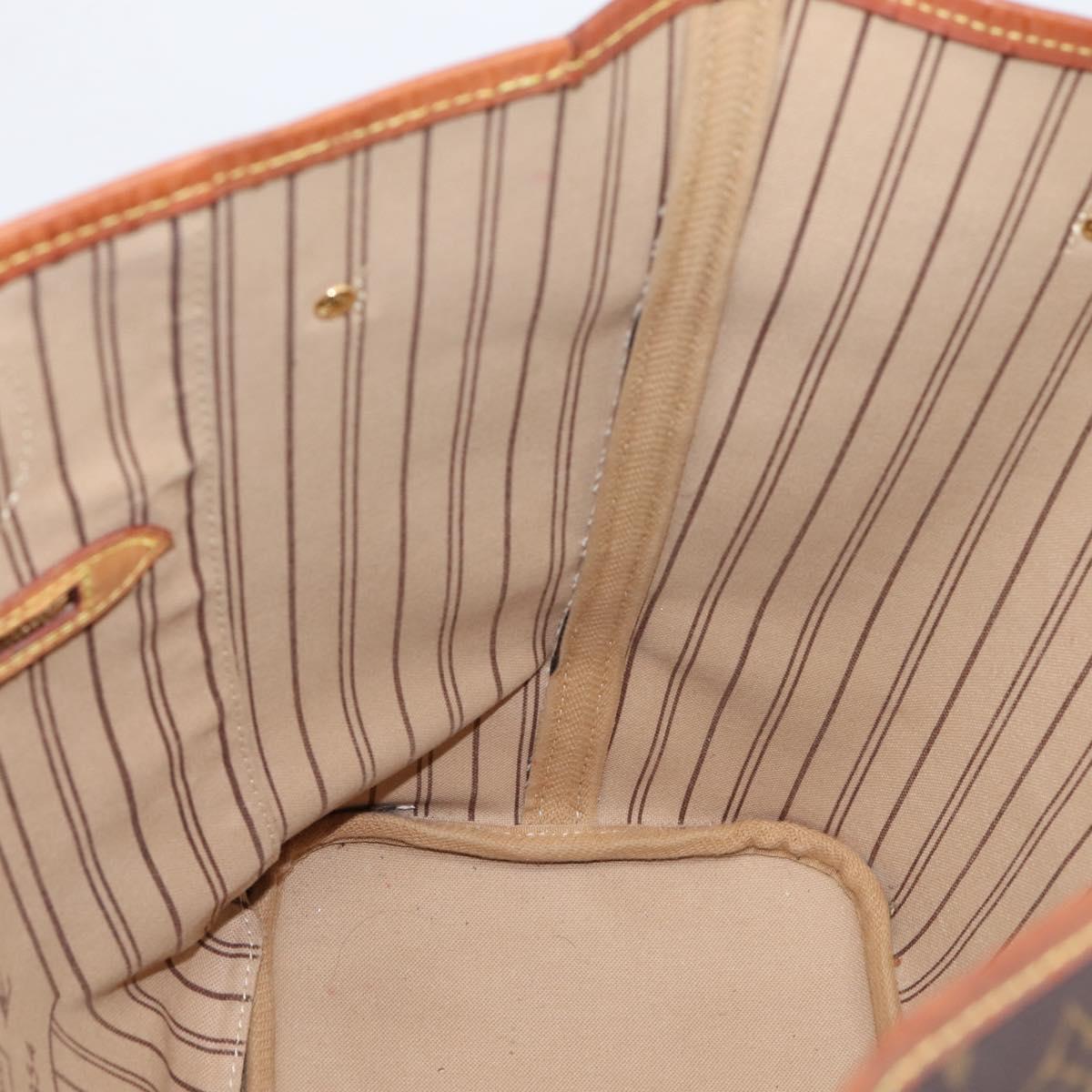 LOUIS VUITTON Monogram Neverfull MM Tote Bag M40156 LV Auth BA16072