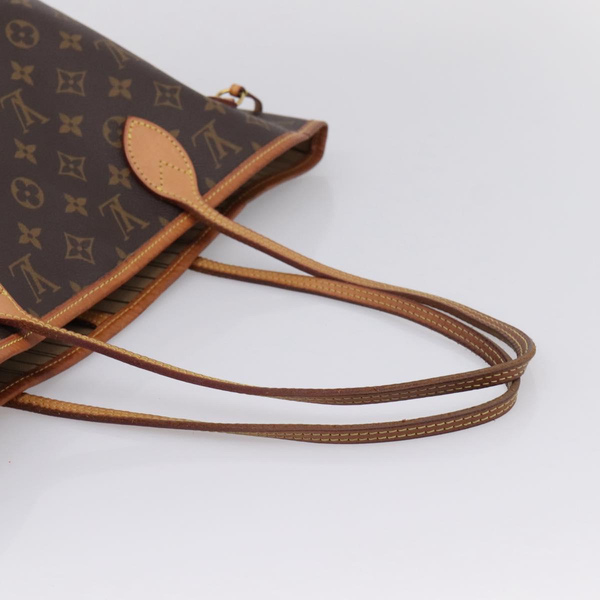 LOUIS VUITTON Monogram Neverfull MM Tote Bag M40156 LV Auth BA16072