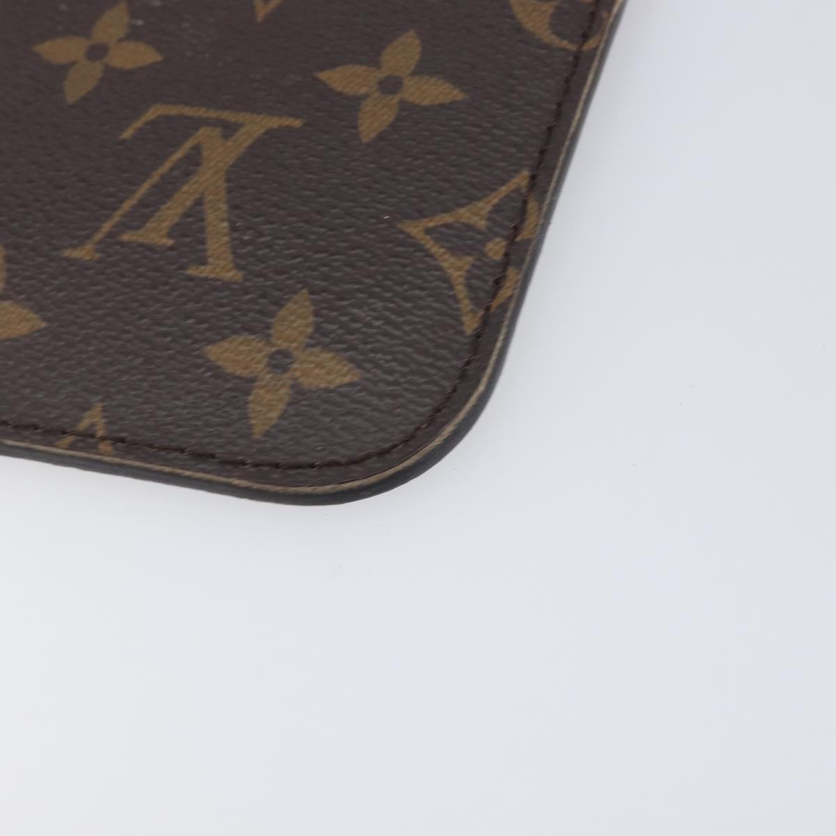 LOUIS VUITTON Monogram Neverfull MM Pouch Accessory Pouch LV Auth BA16073