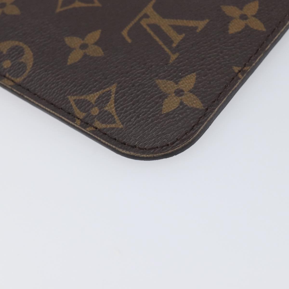 LOUIS VUITTON Monogram Neverfull MM Pouch Accessory Pouch LV Auth BA16073