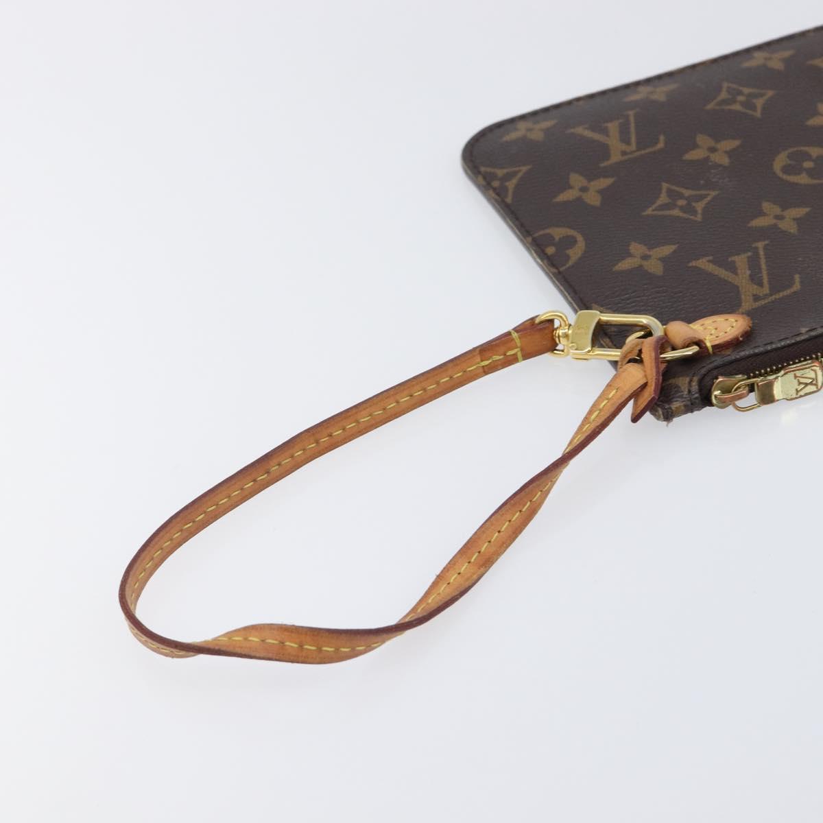 LOUIS VUITTON Monogram Neverfull MM Pouch Accessory Pouch LV Auth BA16073
