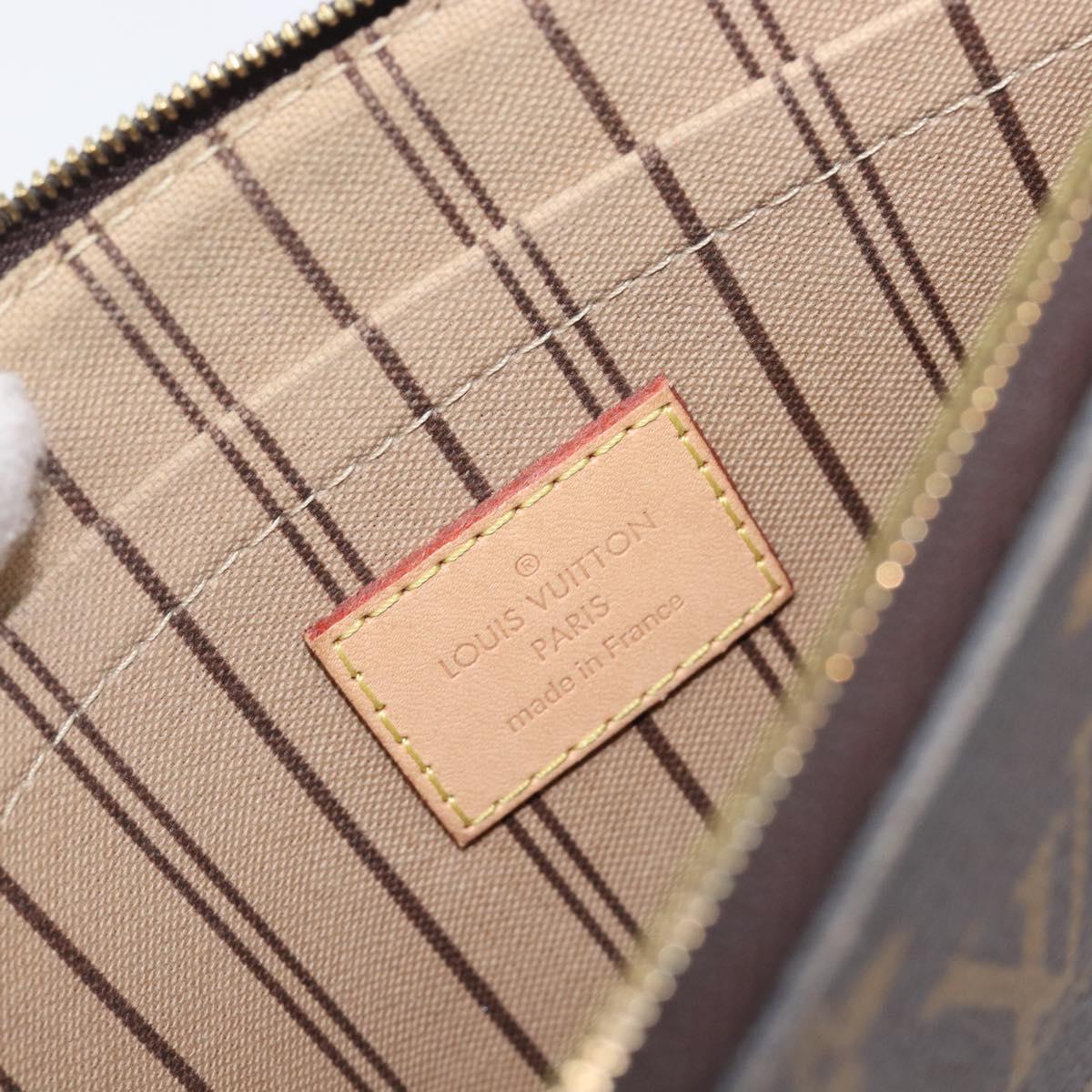LOUIS VUITTON Monogram Neverfull MM Pouch Accessory Pouch LV Auth BA16073