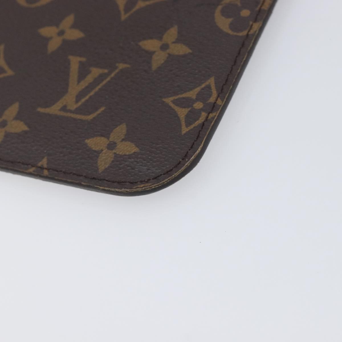 LOUIS VUITTON Monogram Neverfull MM Pouch Accessory Pouch LV Auth BA16073