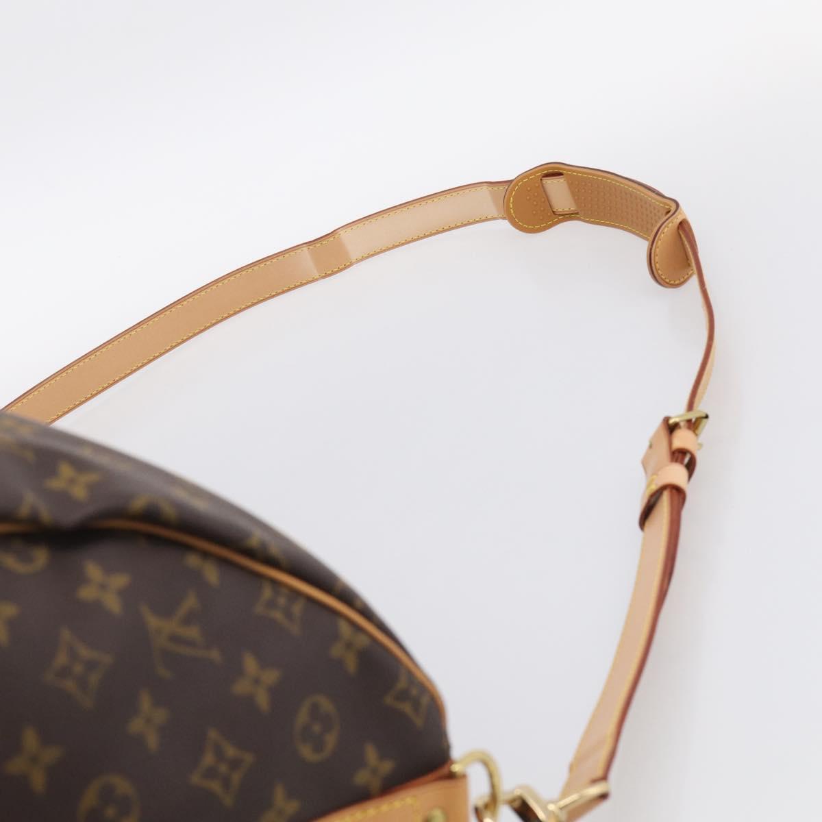 LOUIS VUITTON Monogram Keepall Bandouliere 55 Boston Bag M41414 LV Auth BA16077V