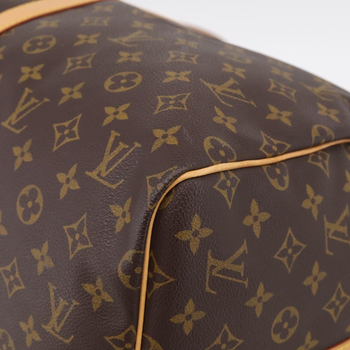 LOUIS VUITTON Monogram Keepall Bandouliere 55 Boston Bag M41414 LV Auth BA16077V