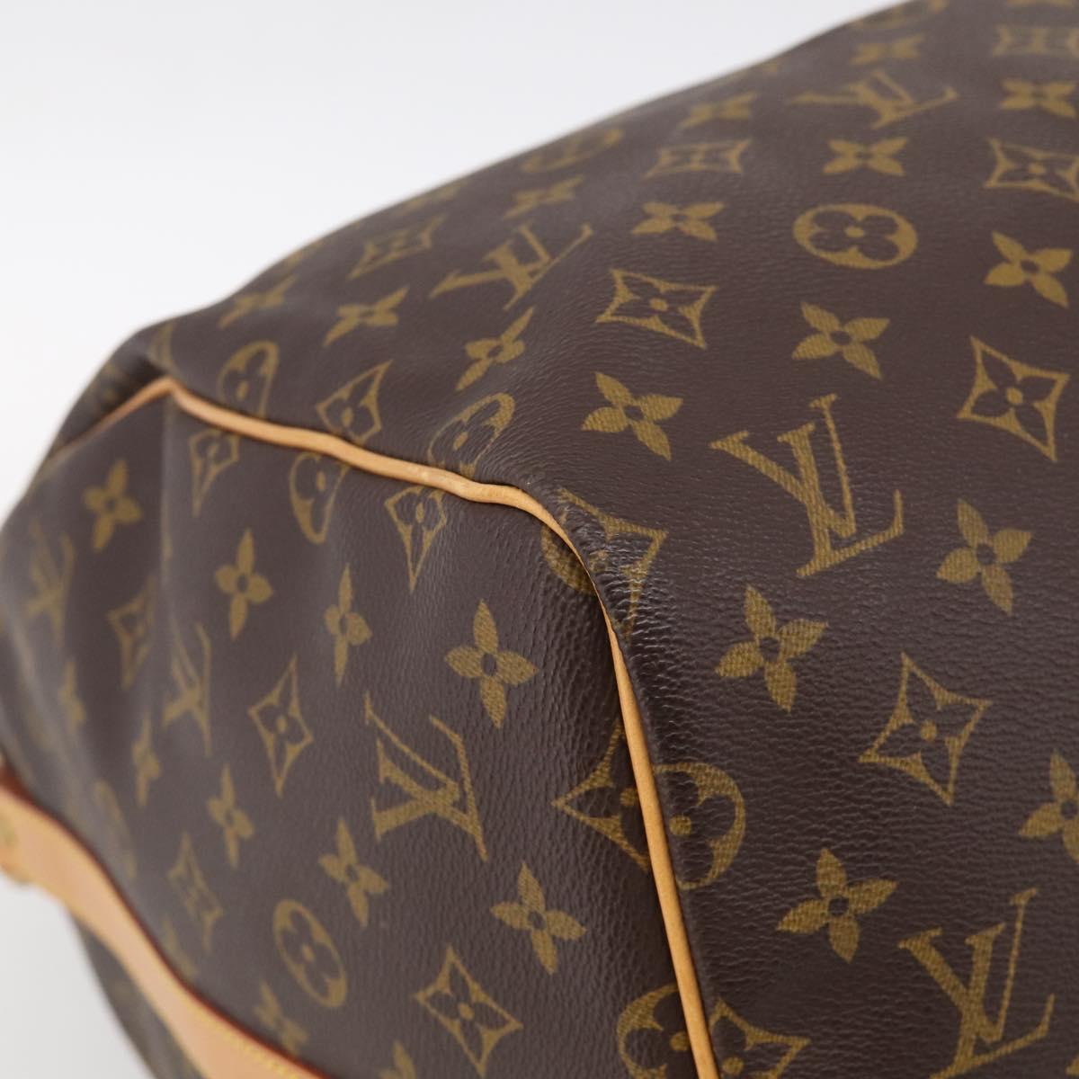 LOUIS VUITTON Monogram Keepall Bandouliere 55 Boston Bag M41414 LV Auth BA16077V