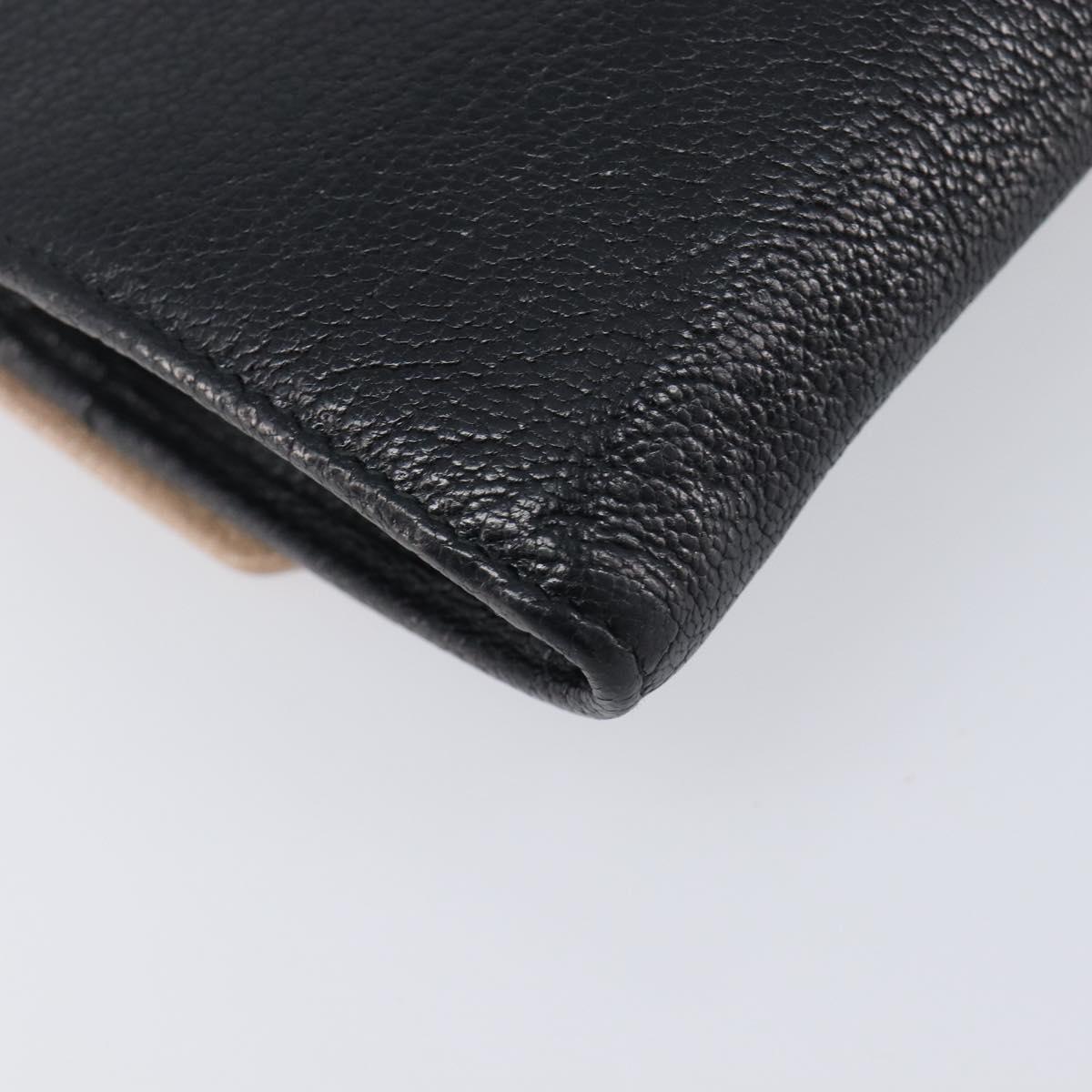 Miu Miu Chain Shoulder Wallet Leather Gold Pink Auth BA16081A