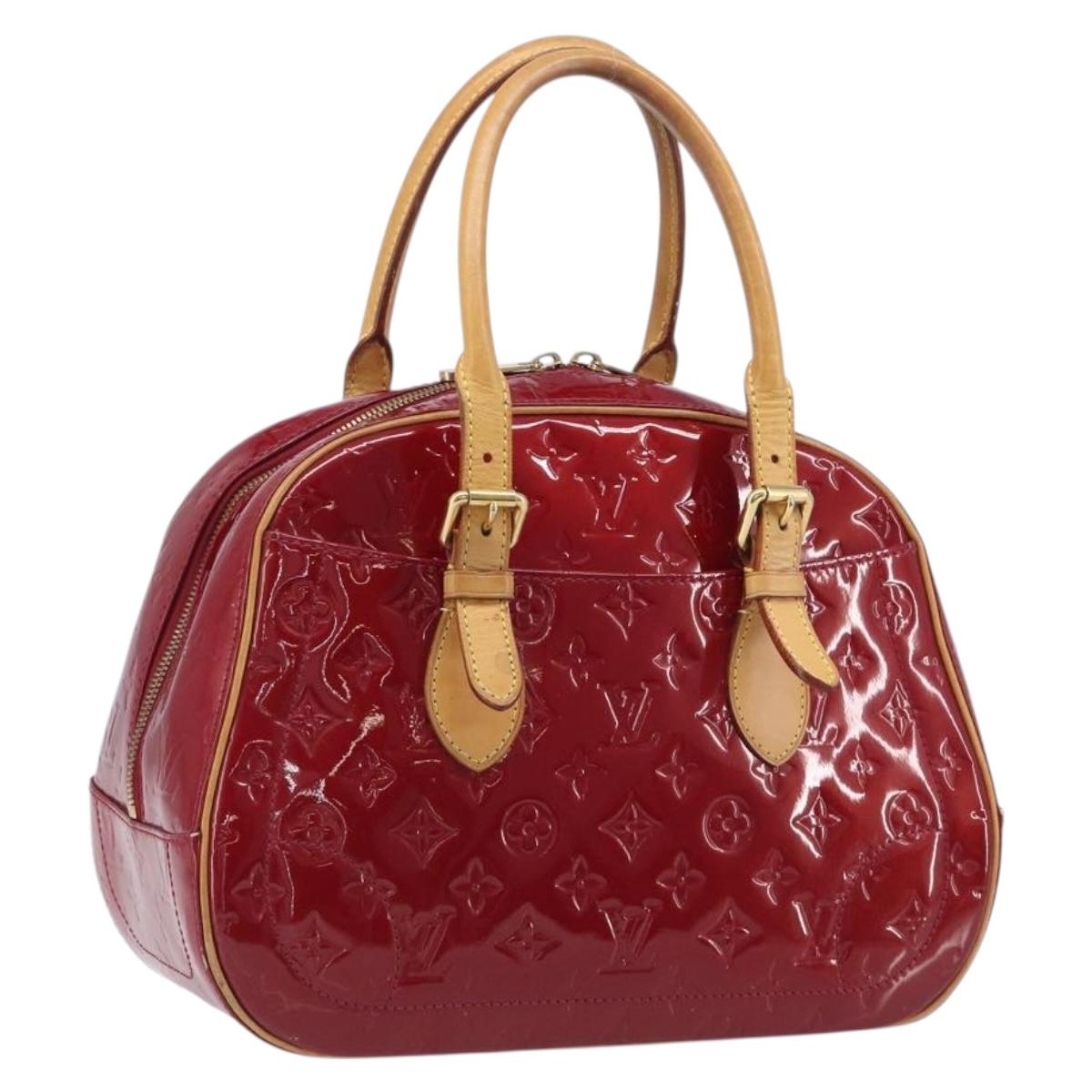 LOUIS VUITTON Monogram Vernis Summit Drive Pomme D'amour M93513 LV Auth BA16087