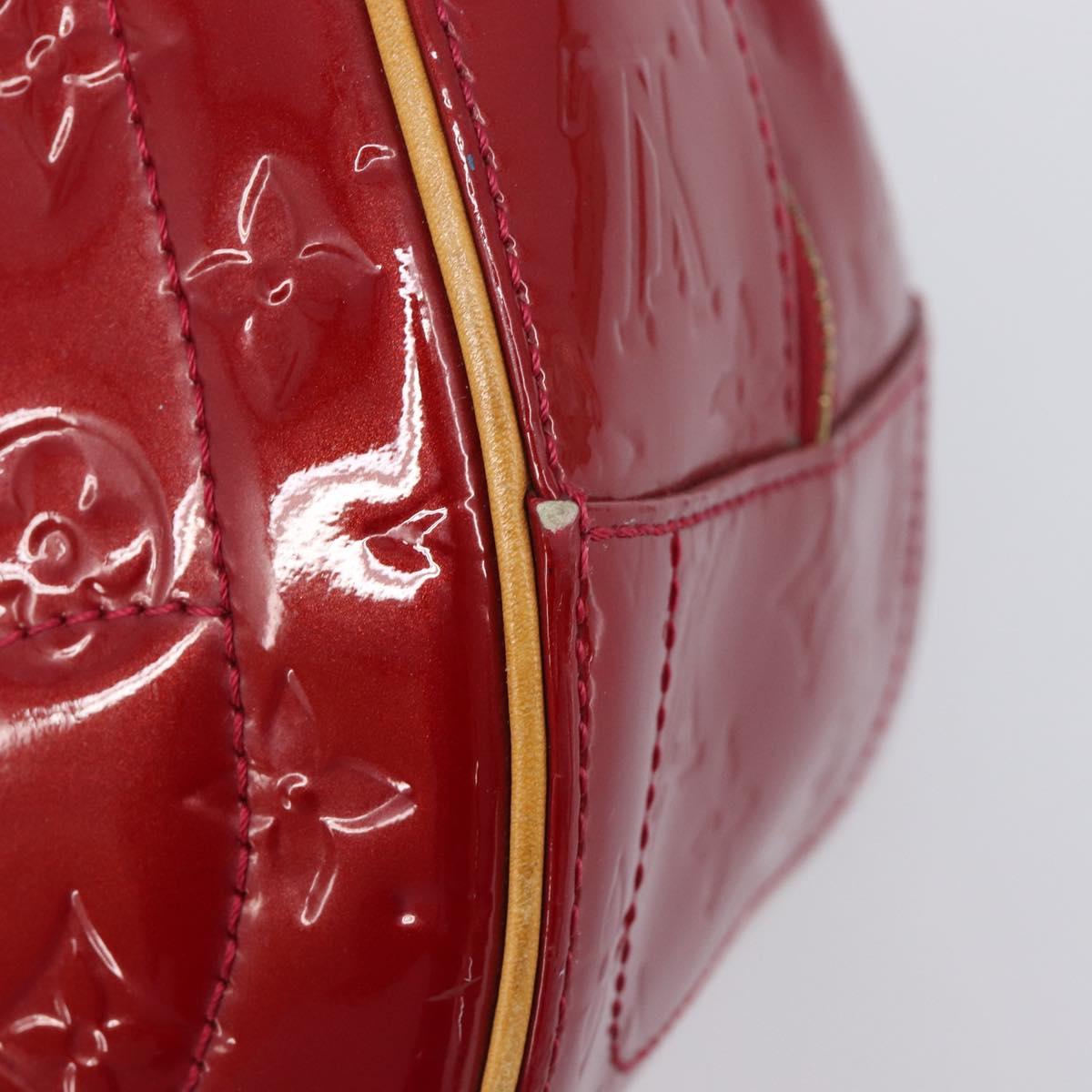 LOUIS VUITTON Monogram Vernis Summit Drive Pomme D'amour M93513 LV Auth BA16087