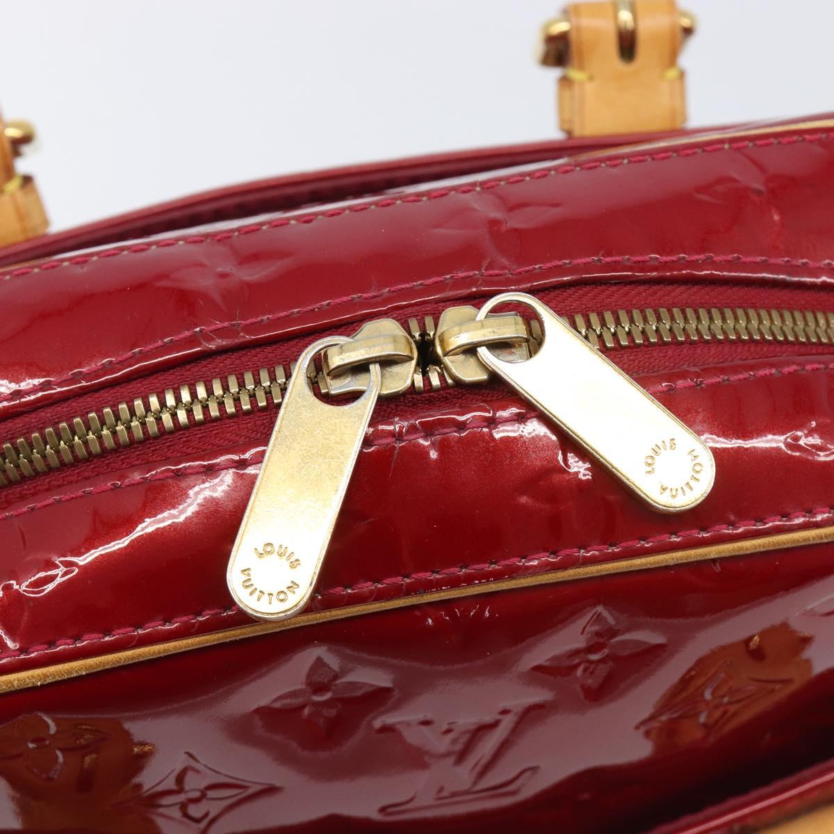 LOUIS VUITTON Monogram Vernis Summit Drive Pomme D'amour M93513 LV Auth BA16087