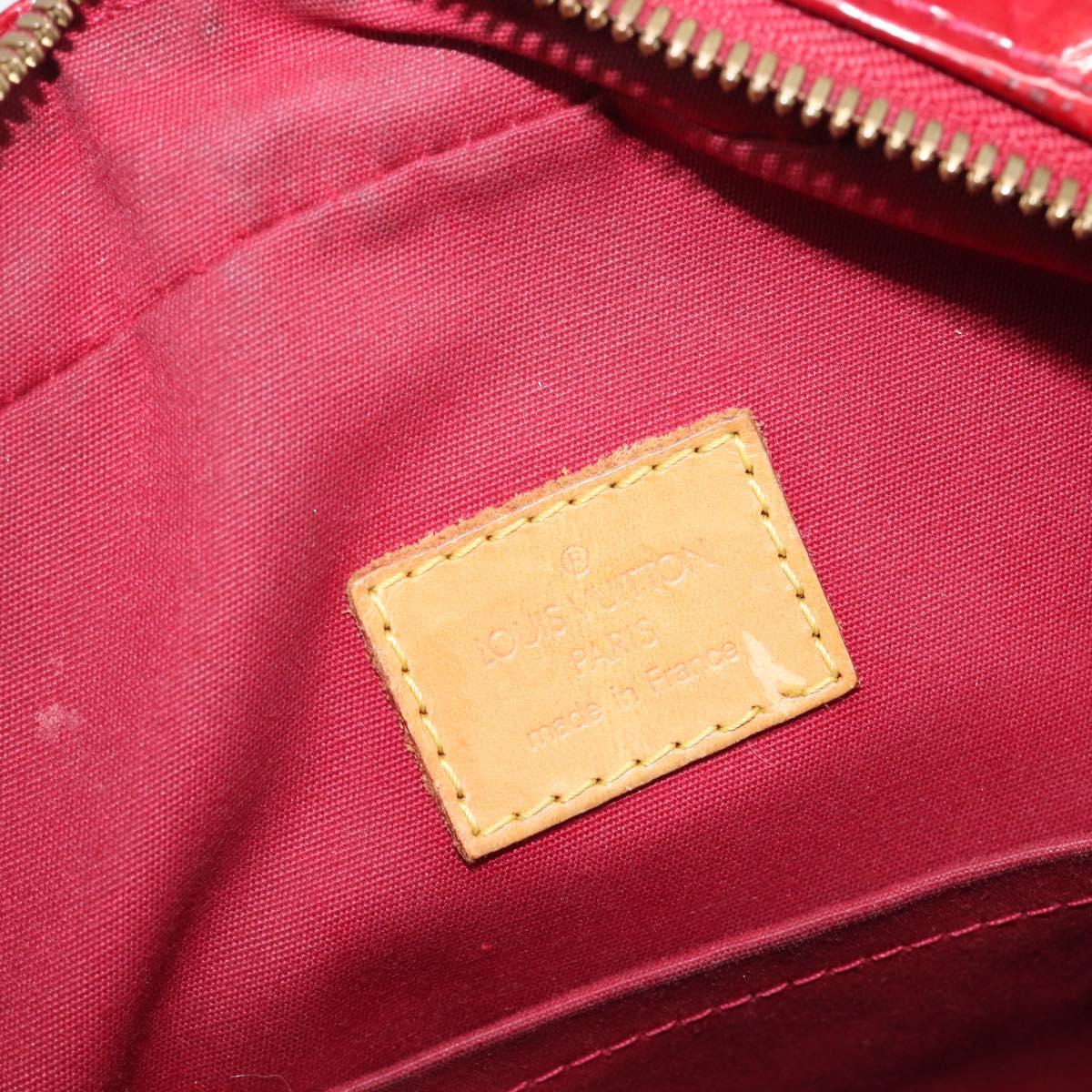 LOUIS VUITTON Monogram Vernis Summit Drive Pomme D'amour M93513 LV Auth BA16087