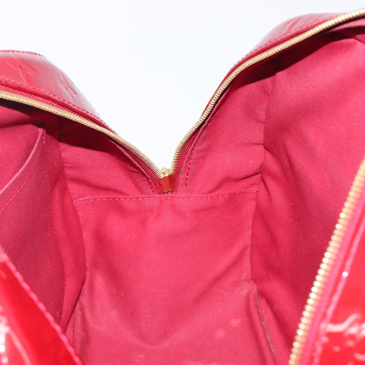 LOUIS VUITTON Monogram Vernis Summit Drive Pomme D'amour M93513 LV Auth BA16087