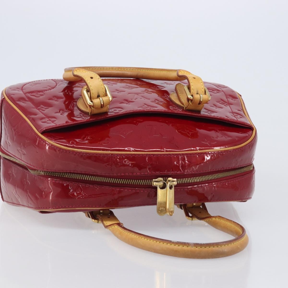 LOUIS VUITTON Monogram Vernis Summit Drive Pomme D'amour M93513 LV Auth BA16087