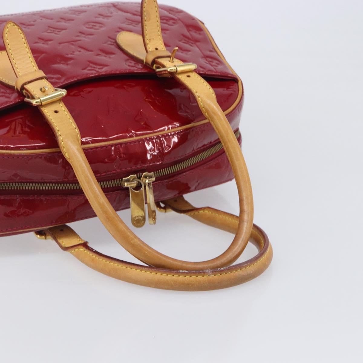 LOUIS VUITTON Monogram Vernis Summit Drive Pomme D'amour M93513 LV Auth BA16087