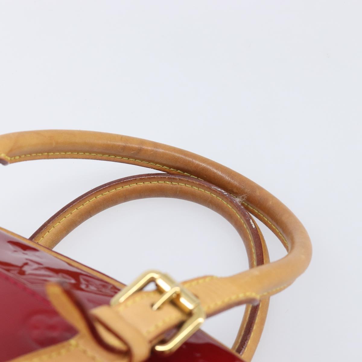 LOUIS VUITTON Monogram Vernis Summit Drive Pomme D'amour M93513 LV Auth BA16087
