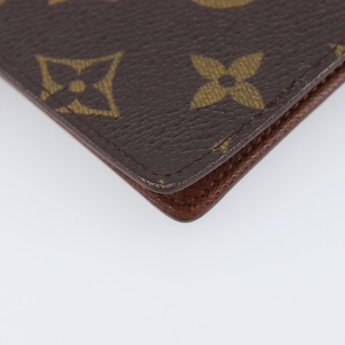 LOUIS VUITTON Monogram Agenda PM Day Planner Cover R20005 LV Auth BA16098