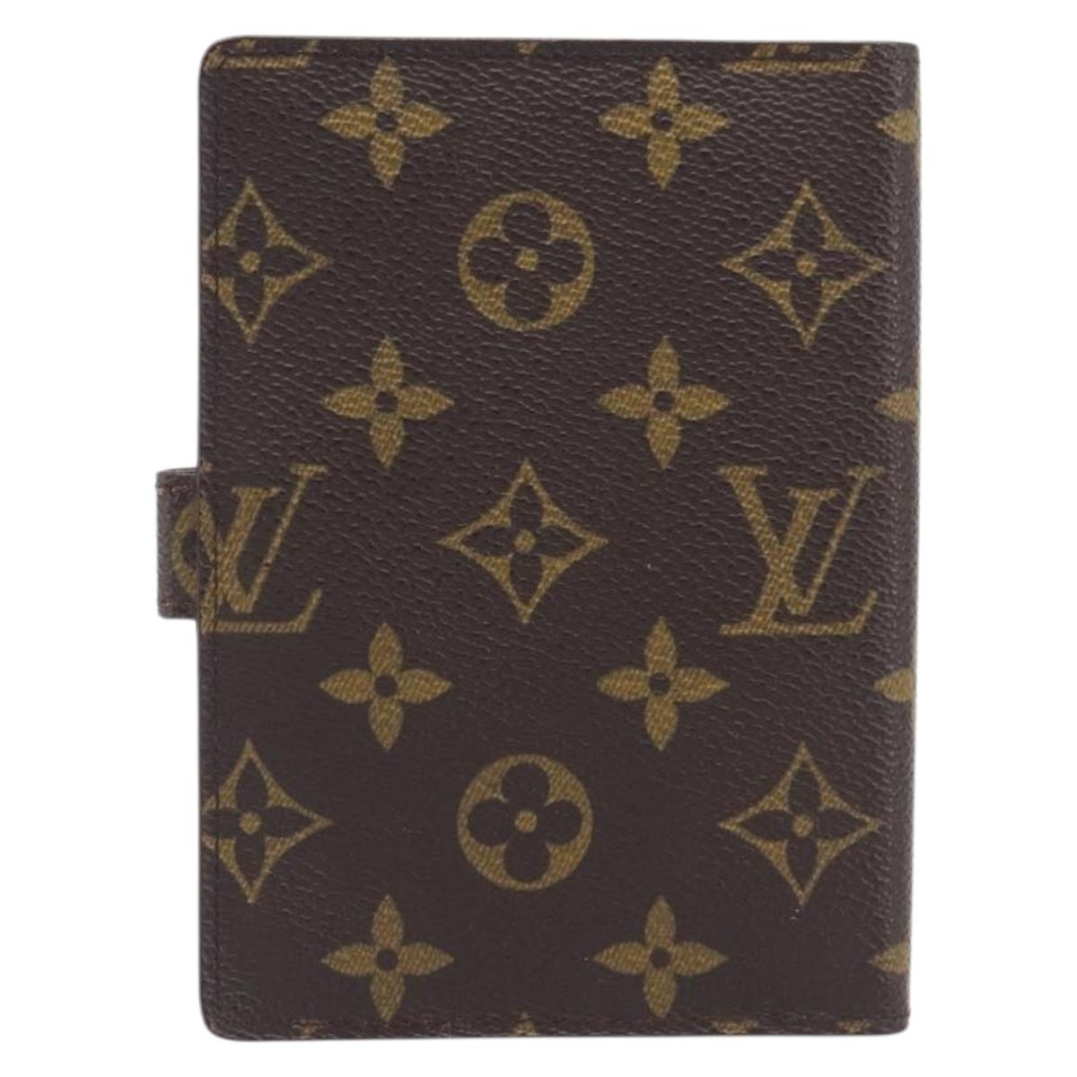 LOUIS VUITTON Monogram Agenda PM Day Planner Cover R20005 LV Auth BA16098