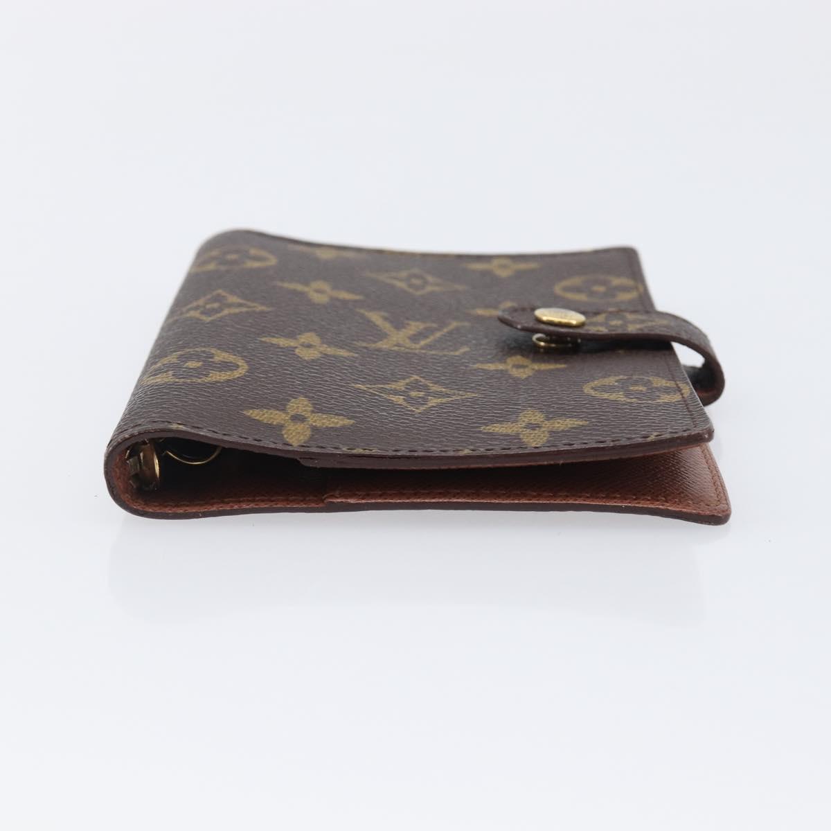 LOUIS VUITTON Monogram Agenda PM Day Planner Cover R20005 LV Auth BA16098