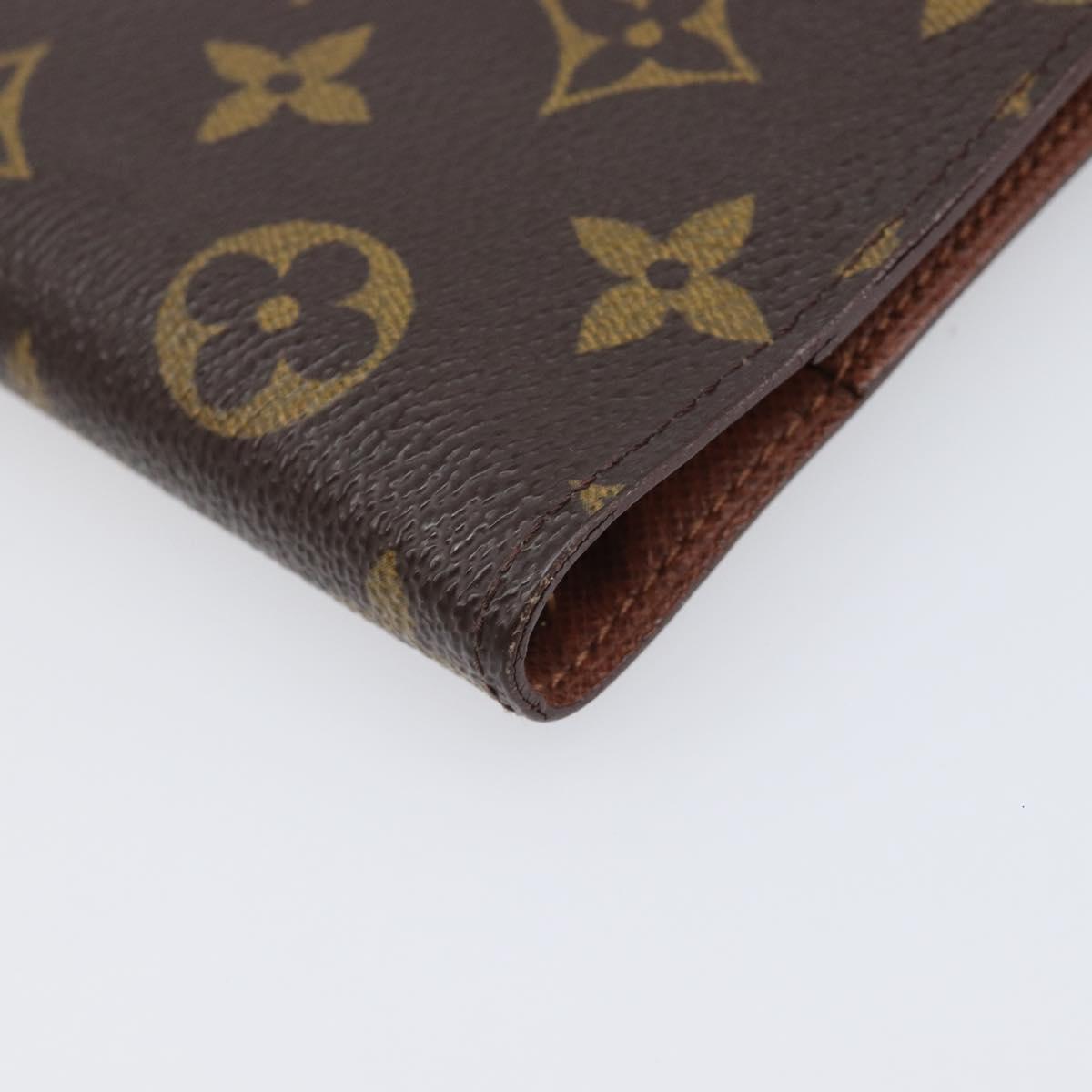 LOUIS VUITTON Monogram Agenda PM Day Planner Cover R20005 LV Auth BA16098