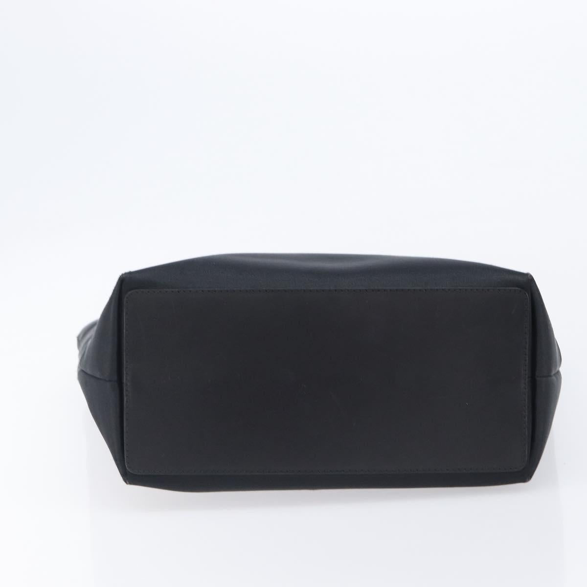 GUCCI Tote Bag Nylon Black Silver 002 1098 Auth BA16099