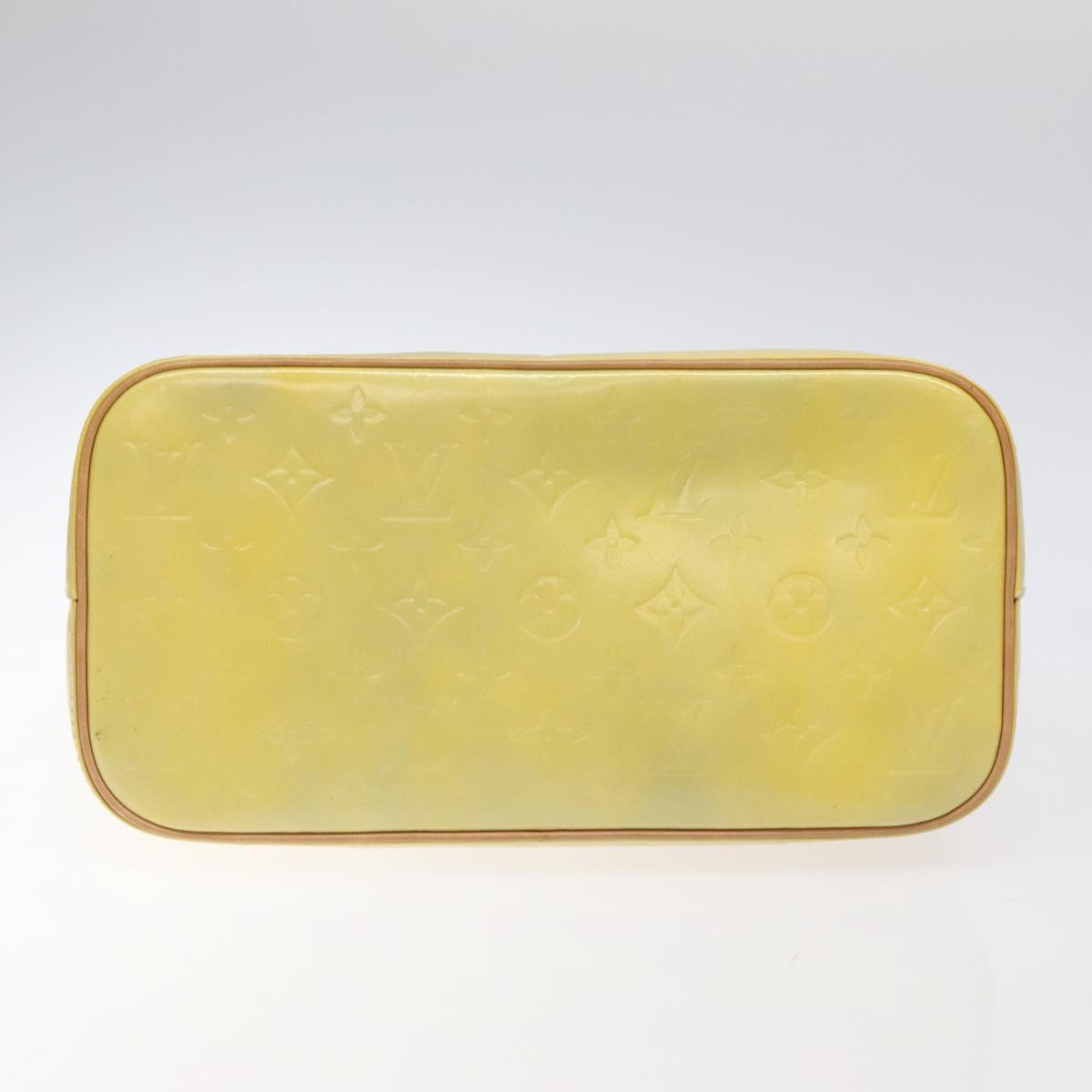 LOUIS VUITTON Monogram Vernis Houston Hand Bag Gris M91053 LV Auth BA1610