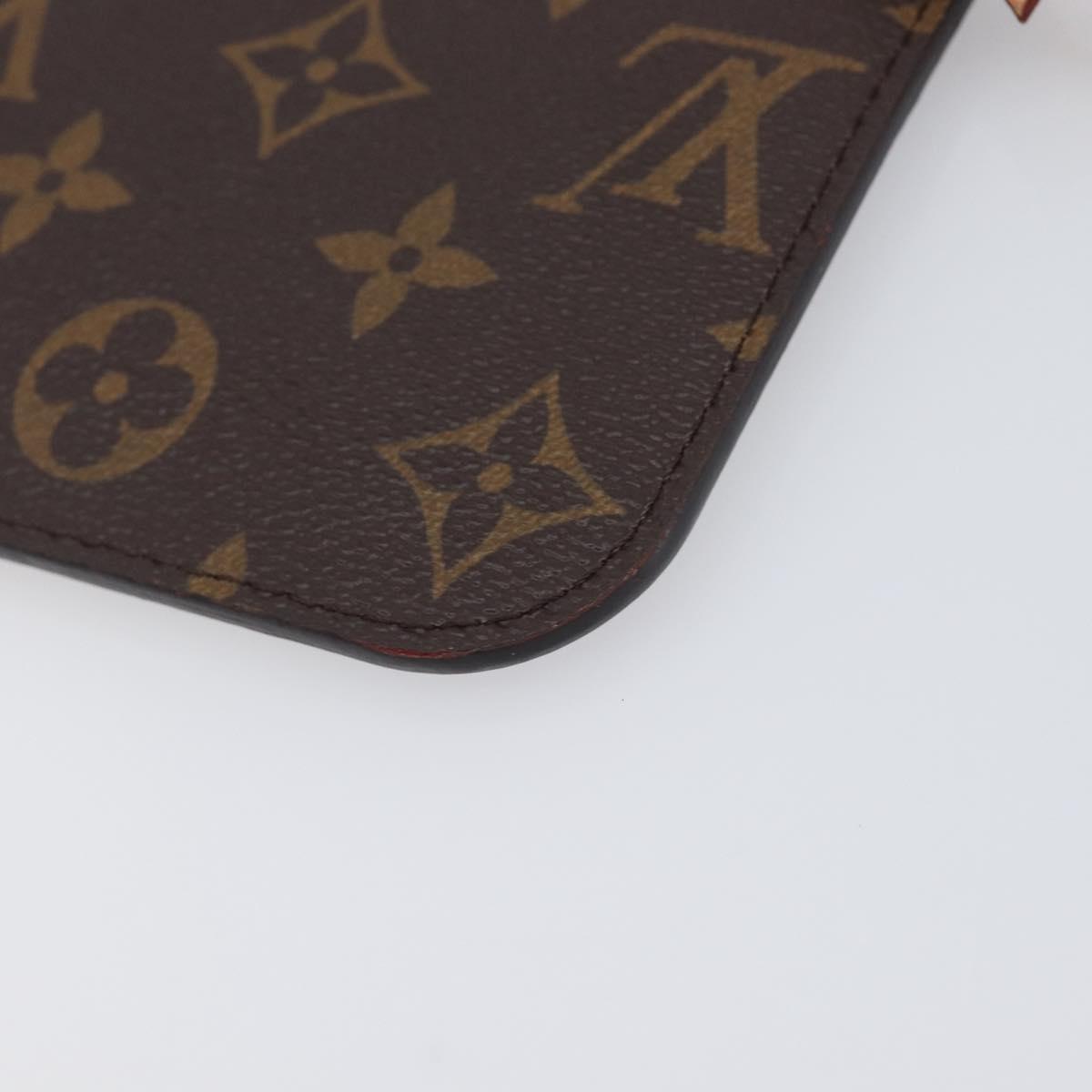 LOUIS VUITTON Monogram Neverfull PM Pouch LV Auth BA16101V