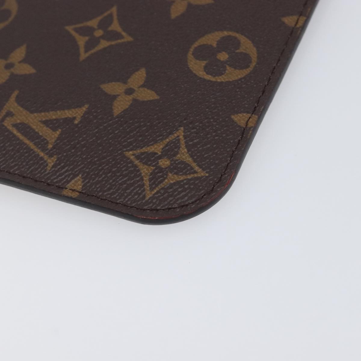 LOUIS VUITTON Monogram Neverfull PM Pouch LV Auth BA16101V