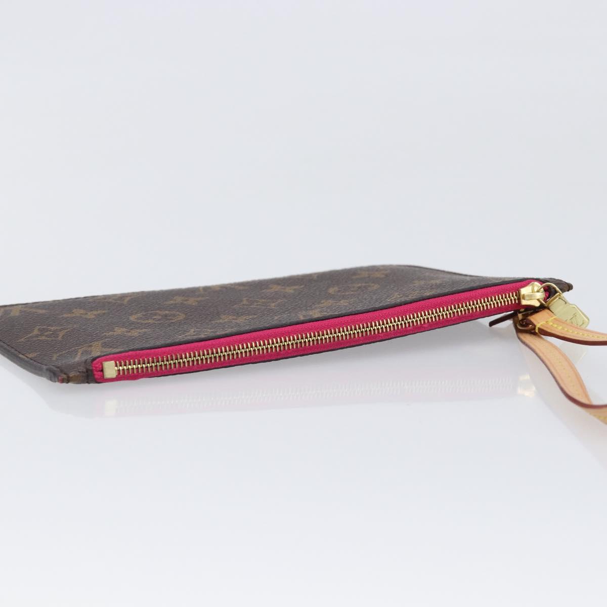 LOUIS VUITTON Monogram Neverfull PM Pouch LV Auth BA16101V