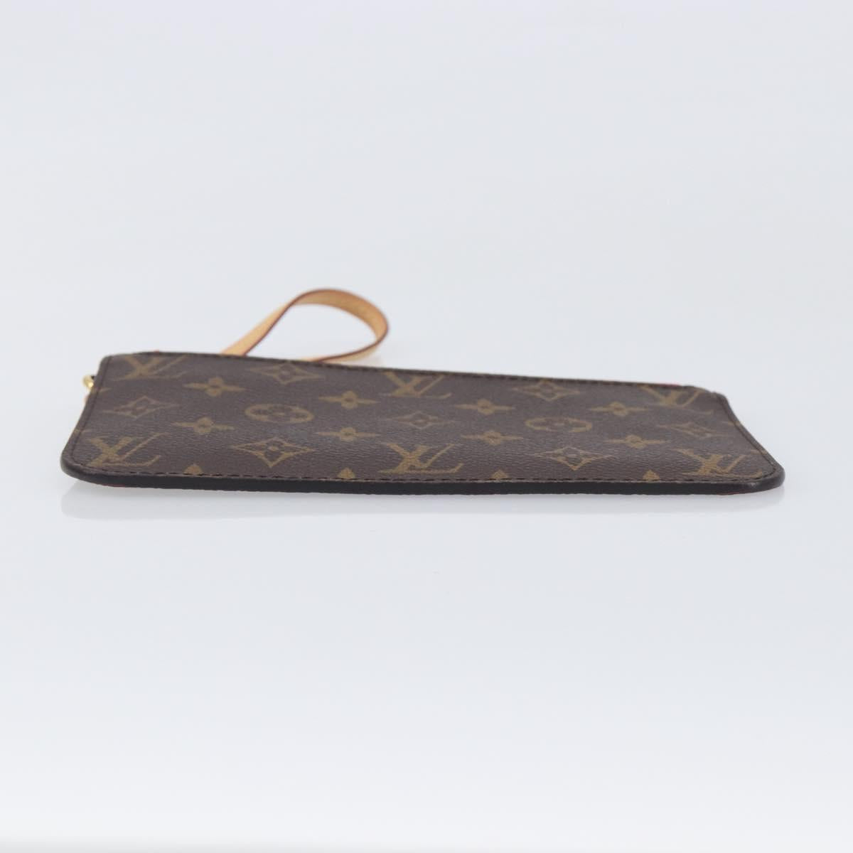 LOUIS VUITTON Monogram Neverfull PM Pouch LV Auth BA16101V