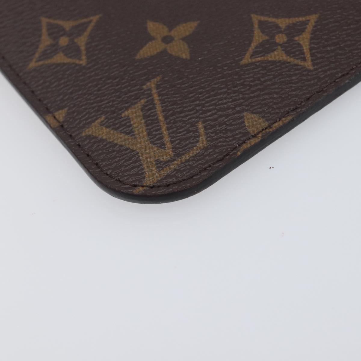 LOUIS VUITTON Monogram Neverfull PM Pouch LV Auth BA16101V