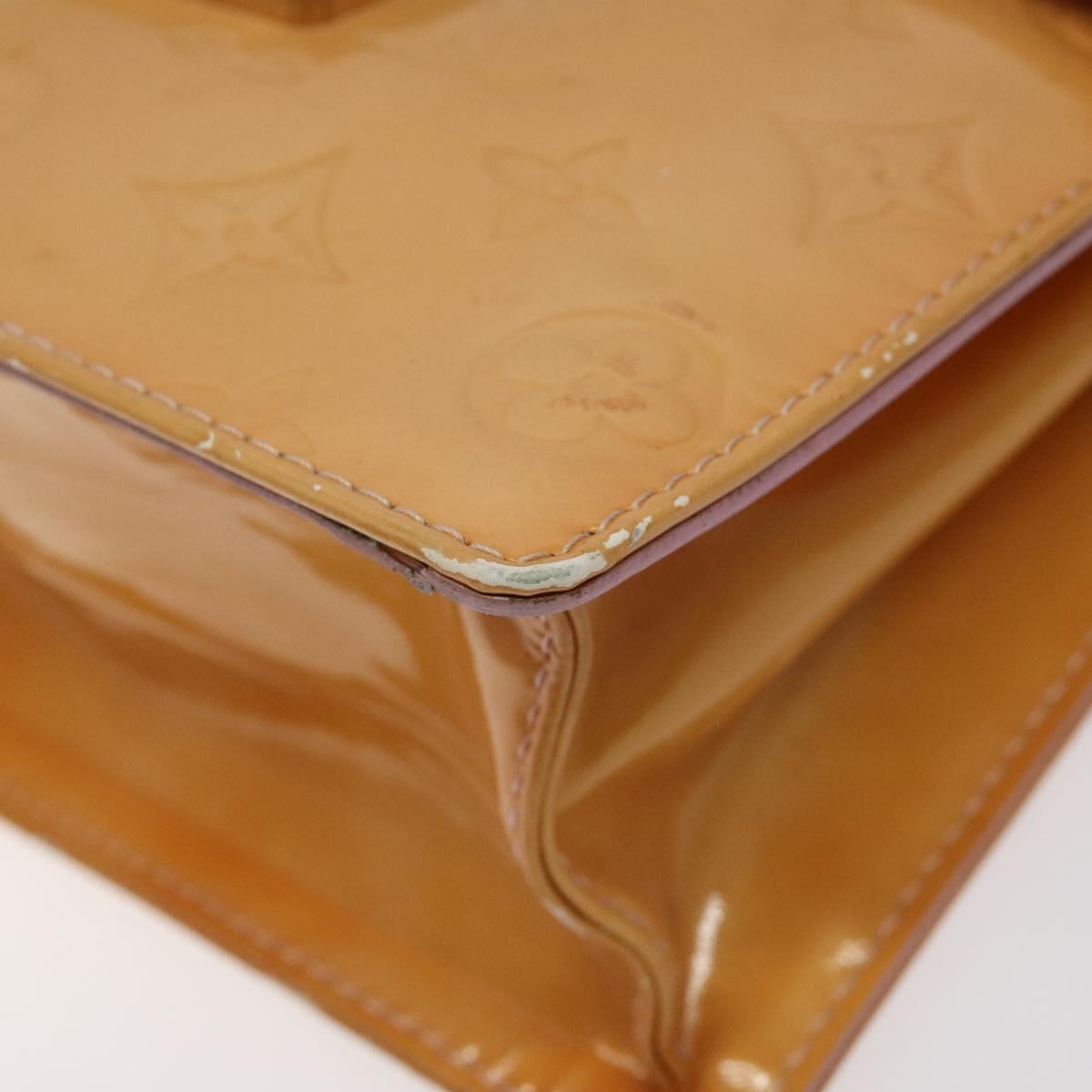 LOUIS VUITTON Vernis Spring Street Hand Bag Marshmallow Pink M91033 Auth BA1611