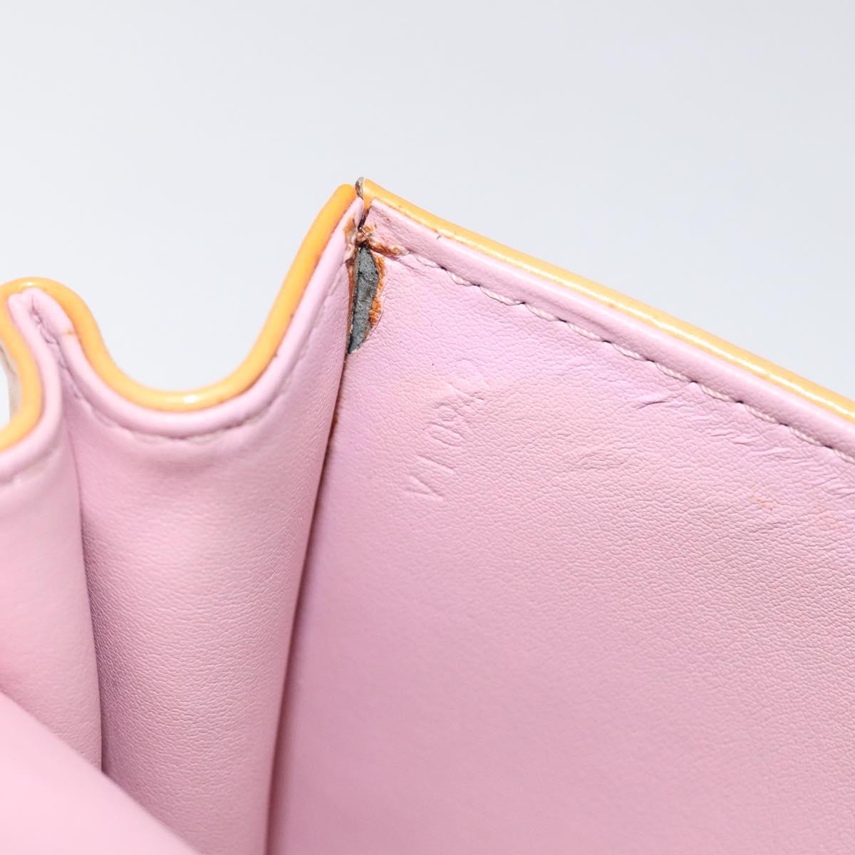 LOUIS VUITTON Vernis Spring Street Hand Bag Marshmallow Pink M91033 Auth BA1611