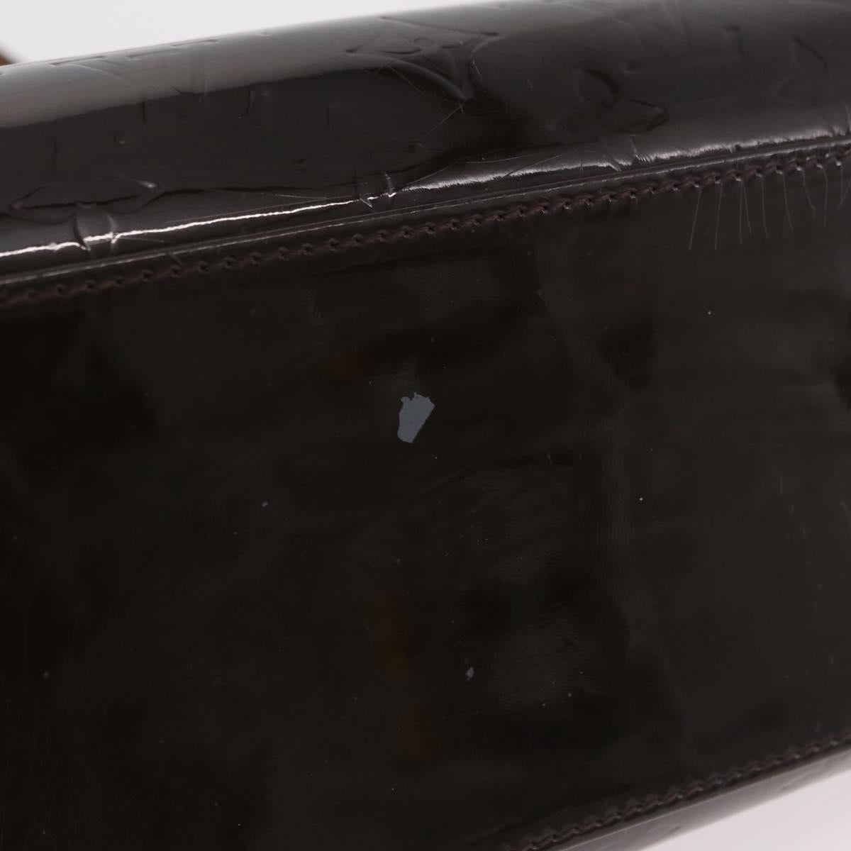 LOUIS VUITTON Monogram Vernis Blair MM Hand Bag Amarante M91619 LV Auth BA16111