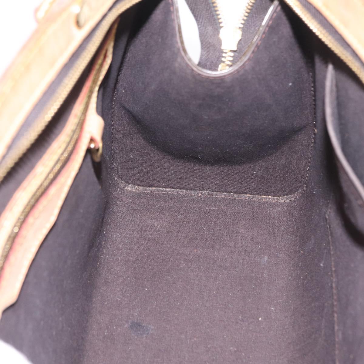 LOUIS VUITTON Monogram Vernis Blair MM Hand Bag Amarante M91619 LV Auth BA16111