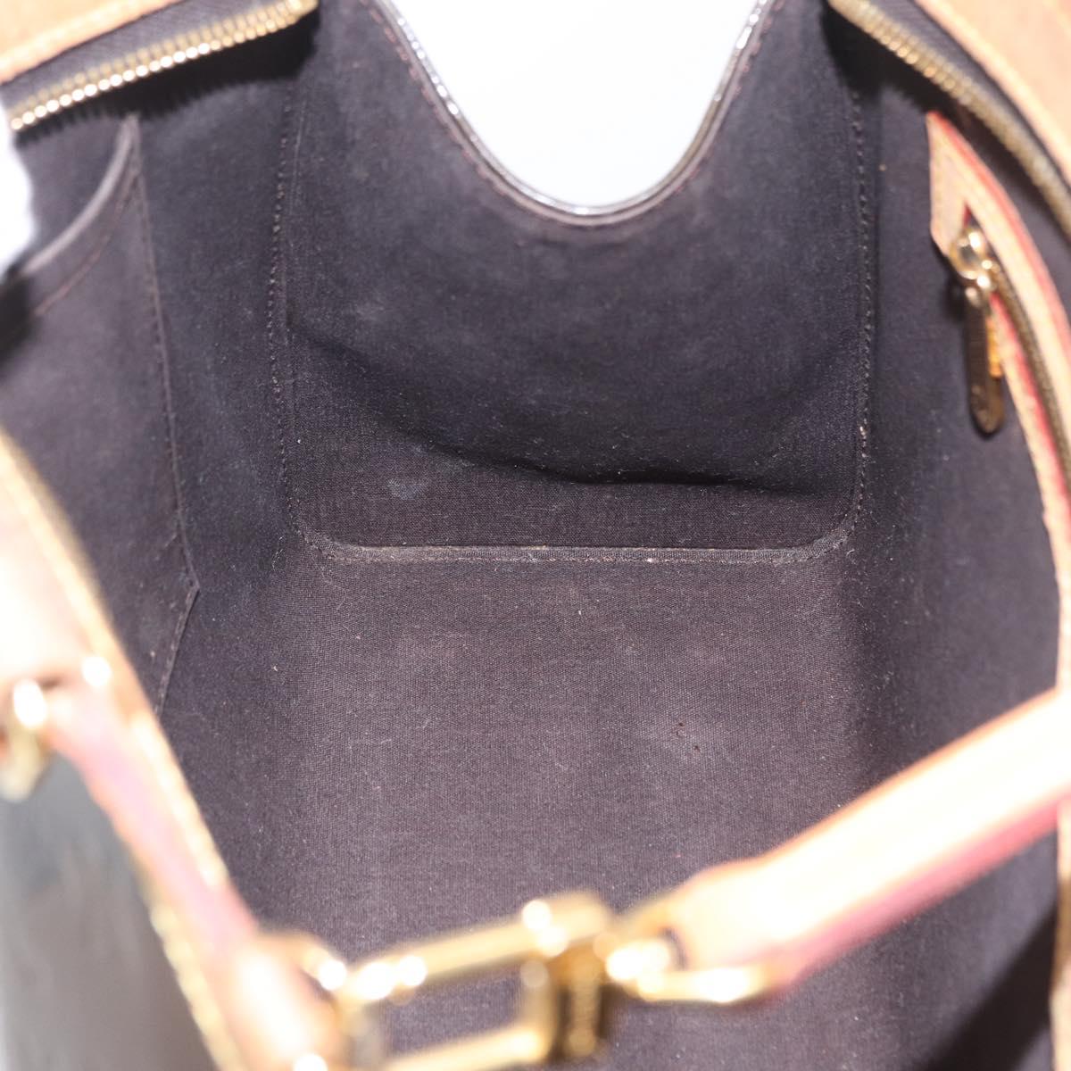 LOUIS VUITTON Monogram Vernis Blair MM Hand Bag Amarante M91619 LV Auth BA16111