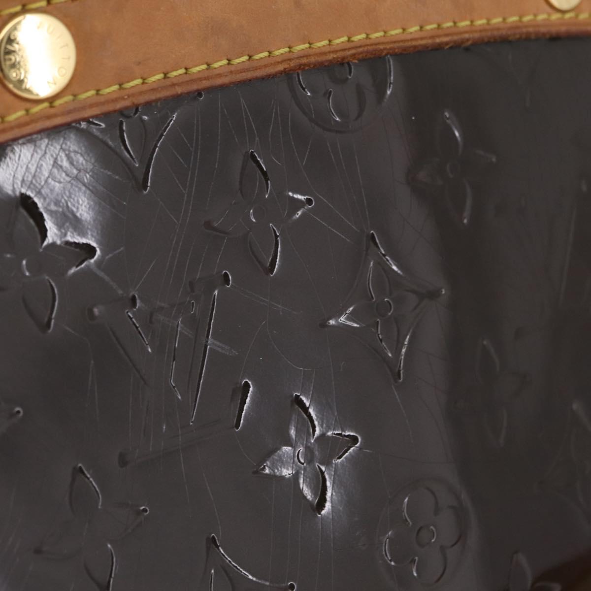 LOUIS VUITTON Monogram Vernis Blair MM Hand Bag Amarante M91619 LV Auth BA16111