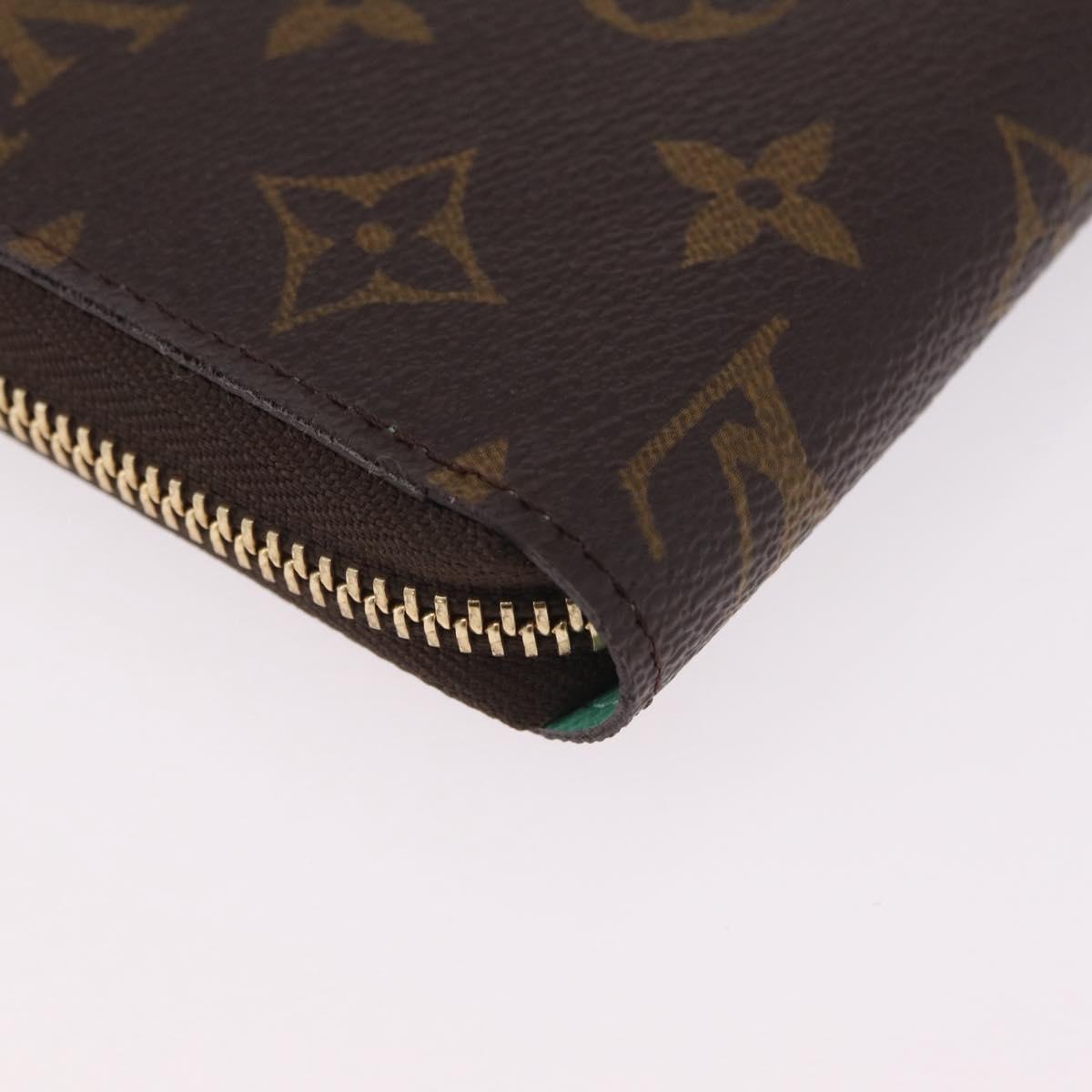LOUIS VUITTON Monogram Zippy Wallet Long Wallet M60017 LV Auth BA16123A