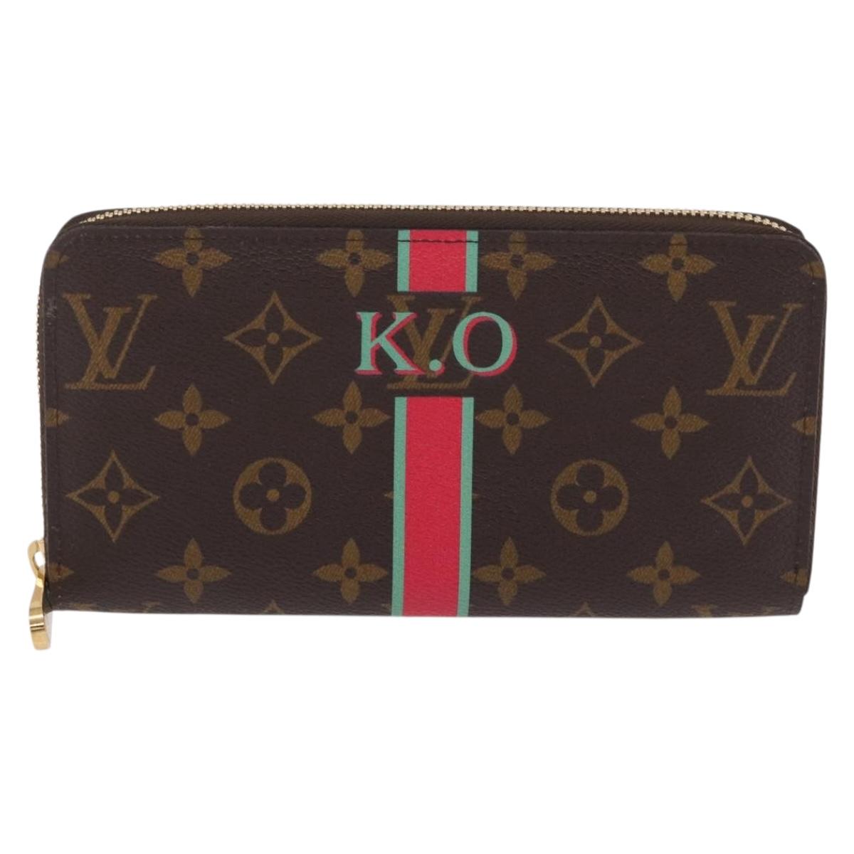 LOUIS VUITTON Monogram Zippy Wallet Long Wallet M60017 LV Auth BA16123A