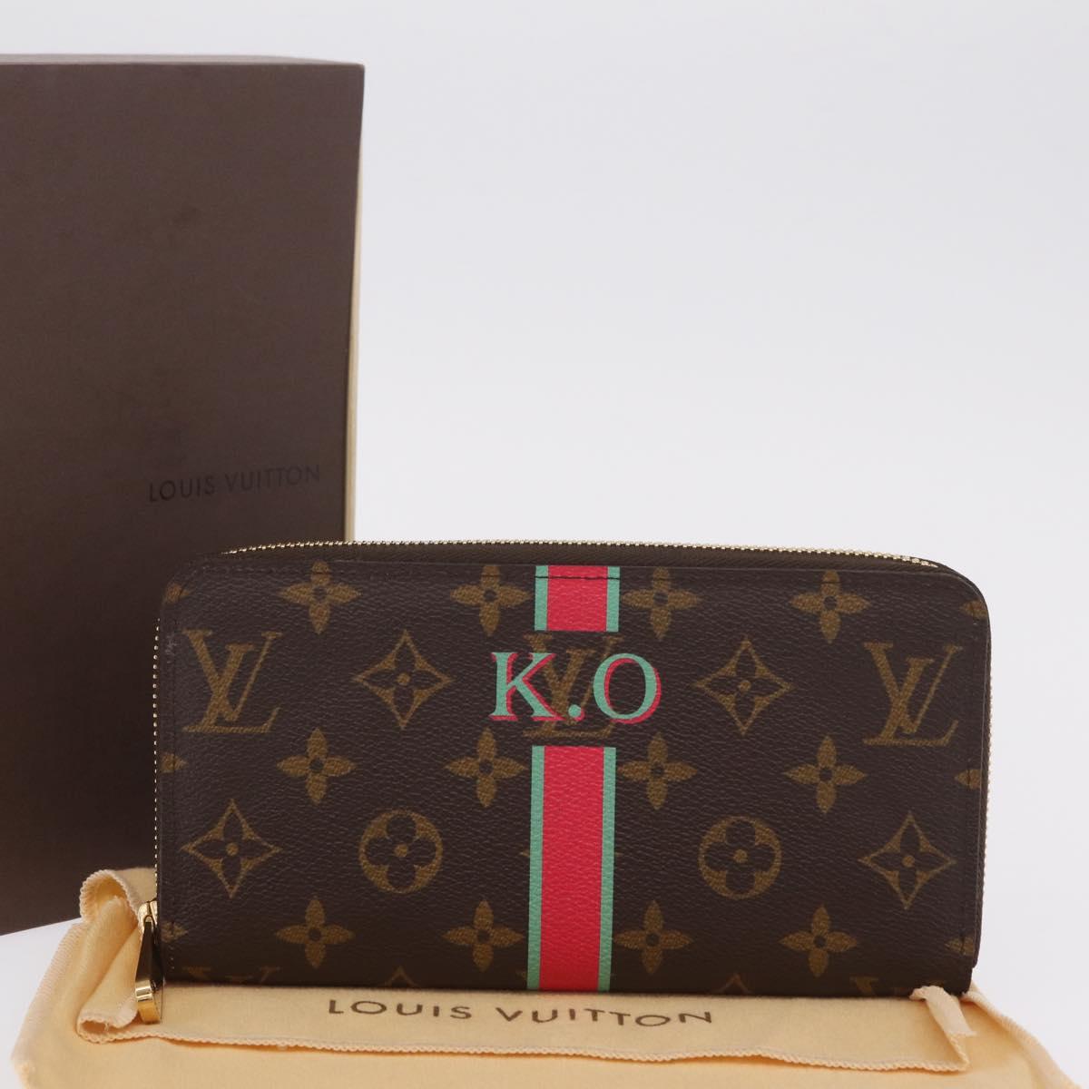 LOUIS VUITTON Monogram Zippy Wallet Long Wallet M60017 LV Auth BA16123A