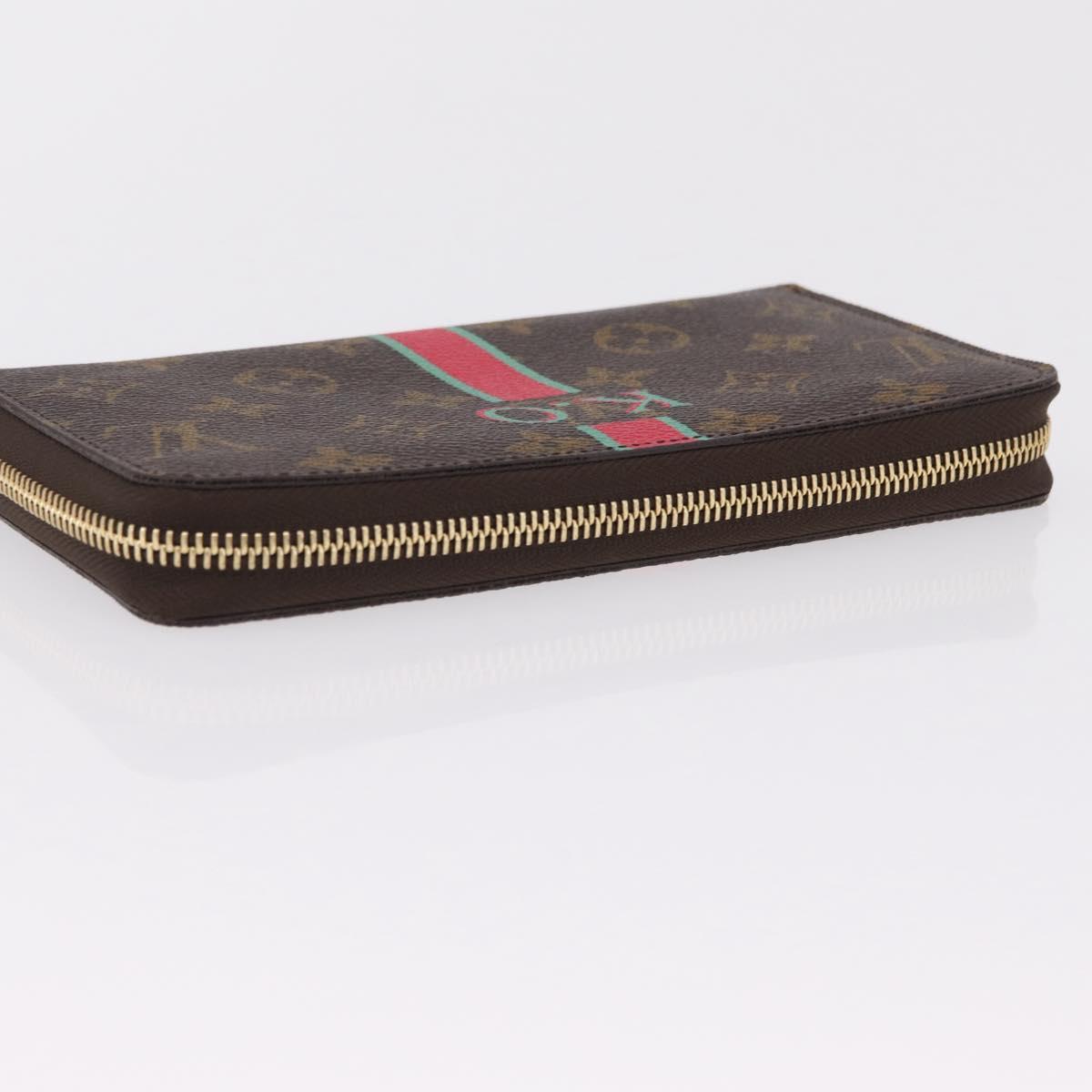 LOUIS VUITTON Monogram Zippy Wallet Long Wallet M60017 LV Auth BA16123A