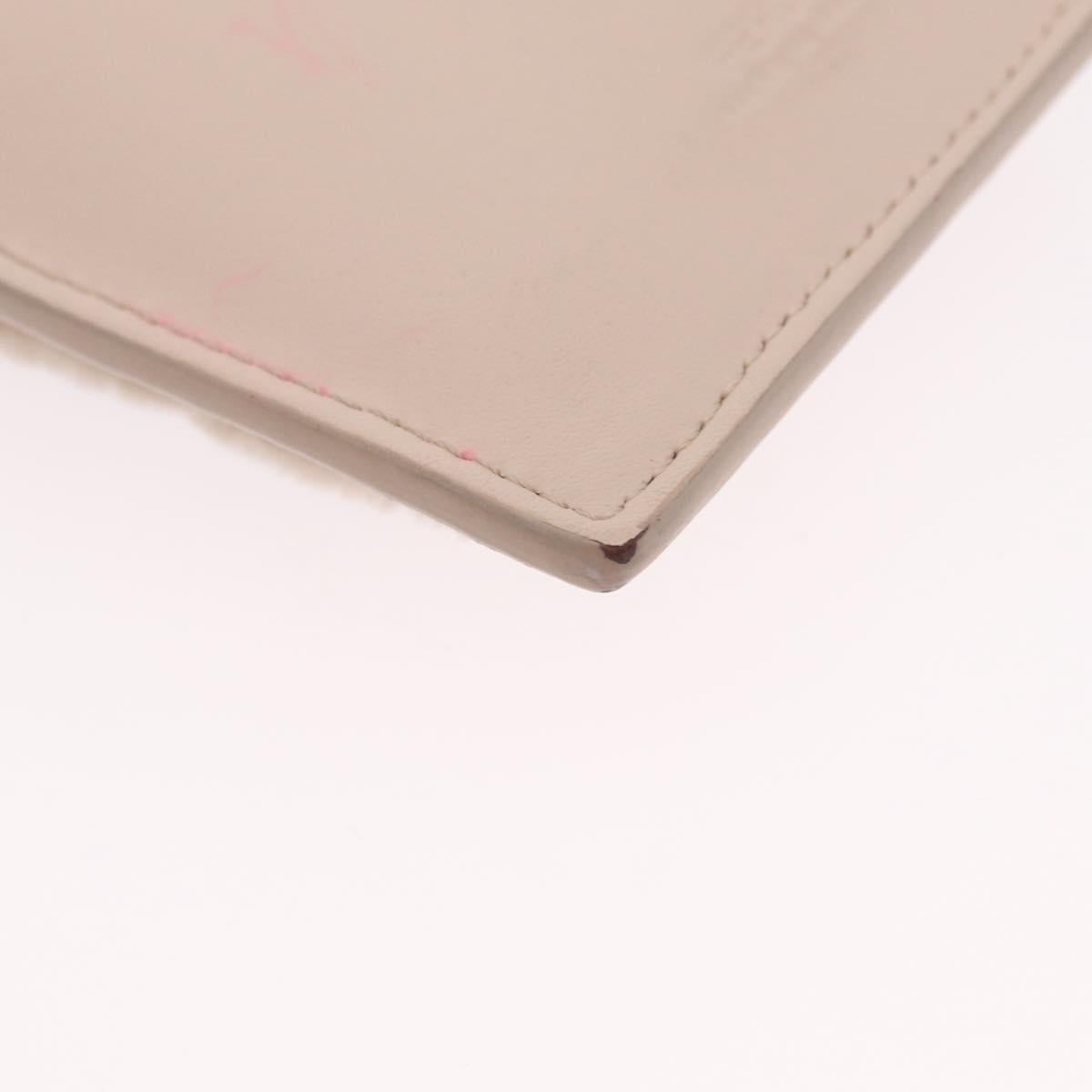 FENDI Smartphone Pouch Fur Beige Gold Tone 7AS047 Auth BA16127V